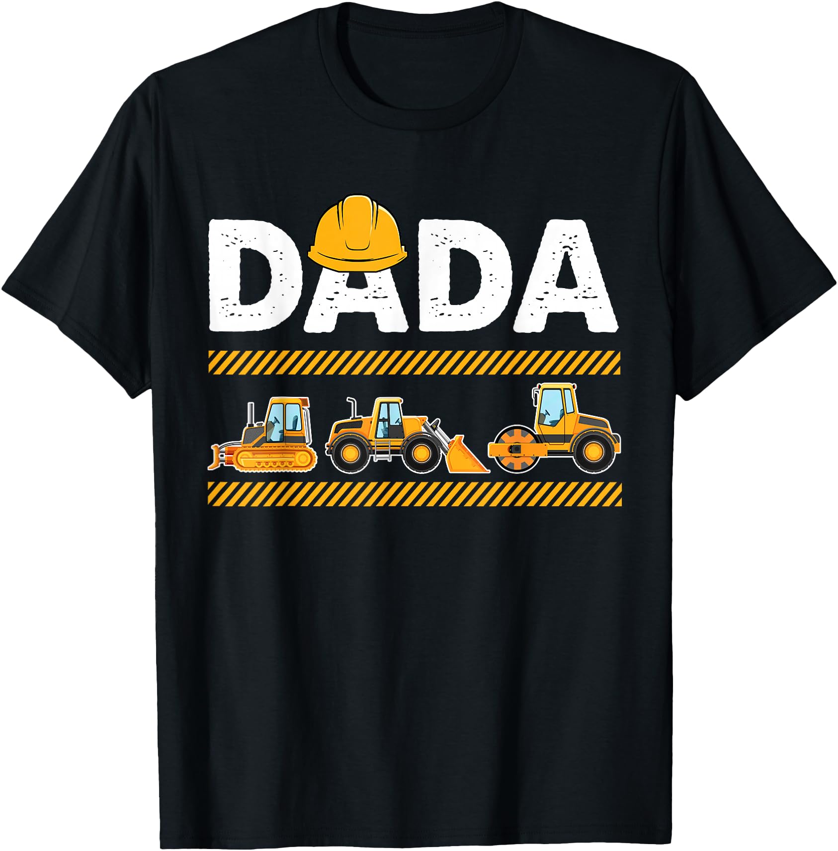 Funny Dada Construction Excavator Matching Family