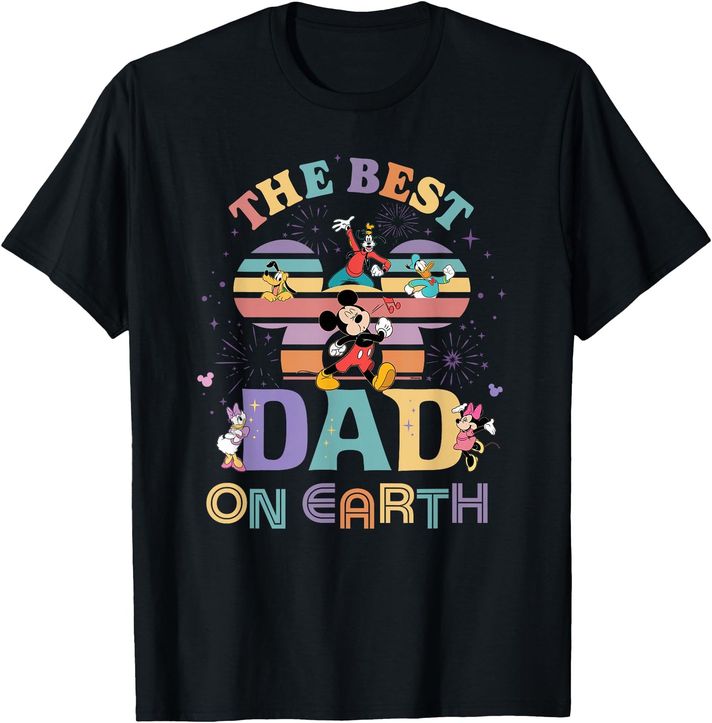 Disney Best Dad on Earth Mickey & Friends Family Trip