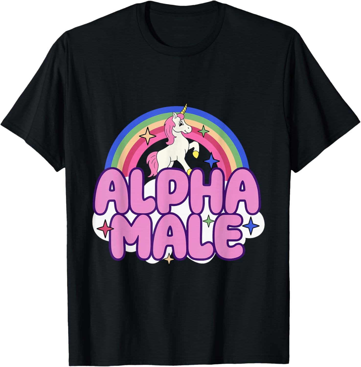 Alpha Male Unicorn Funny T-Shirt