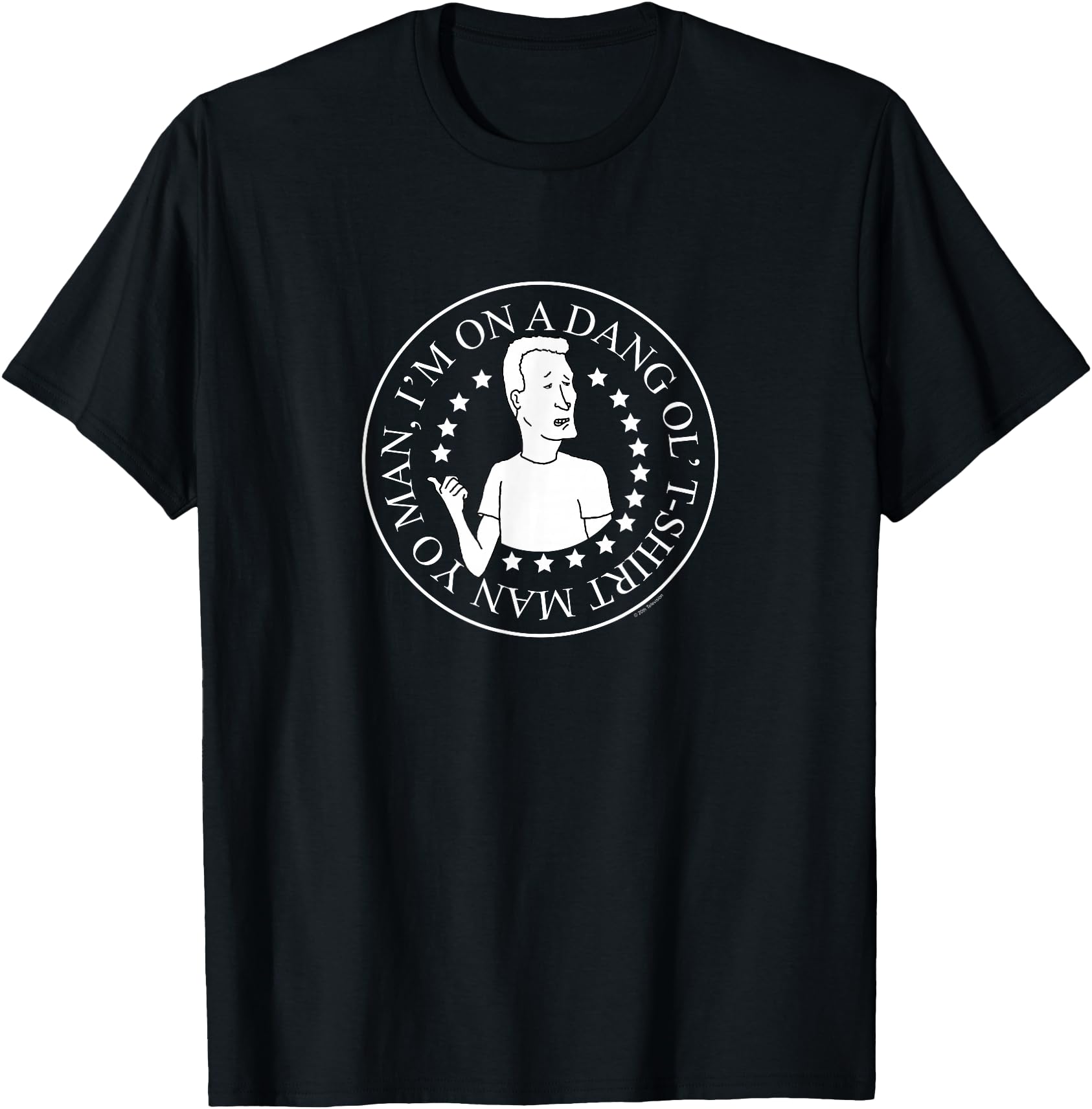 King of the Hill Boomhauer Dang Ol' T-Shirt Cartoon