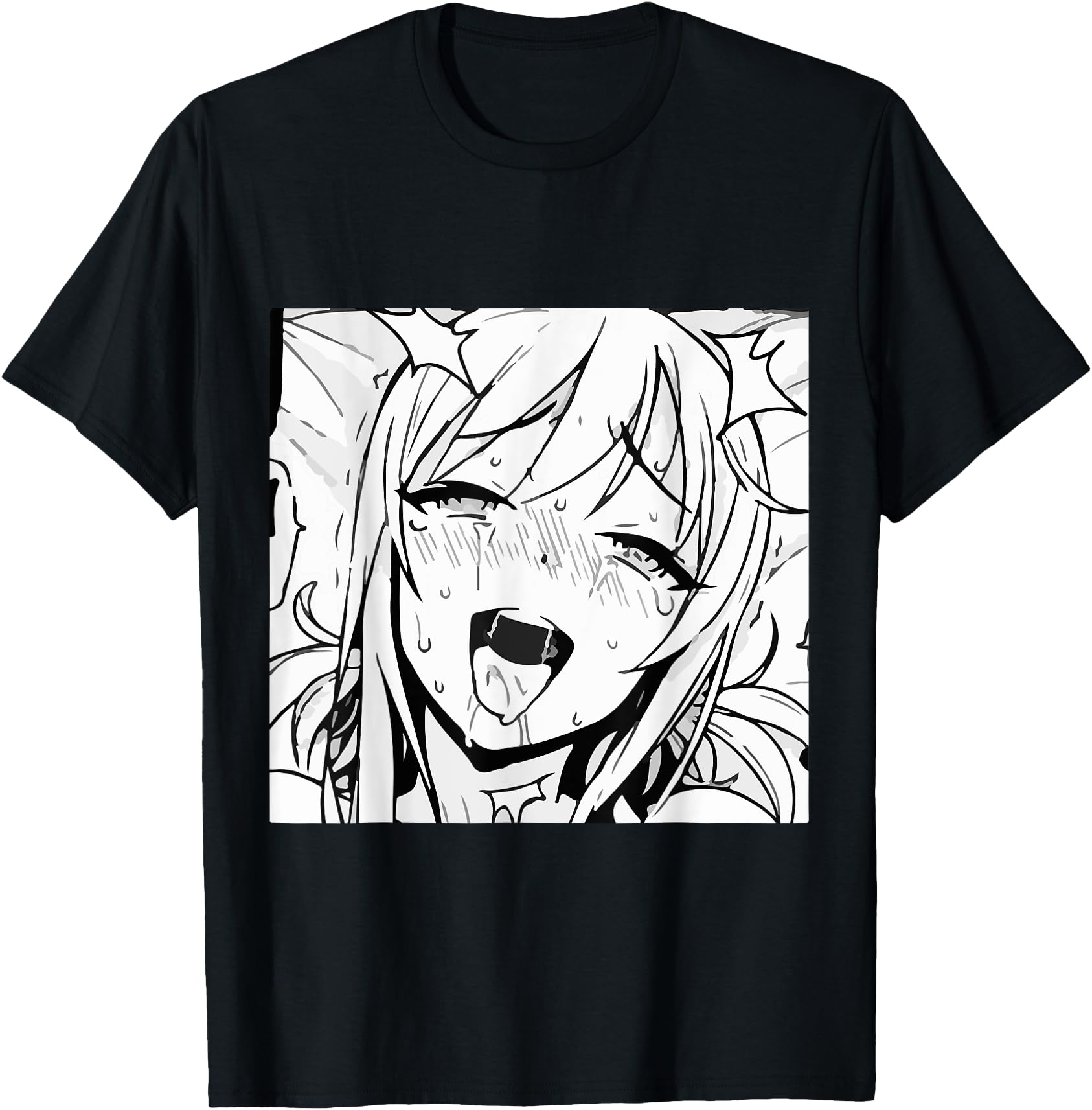 Ecchi Otaku Hentai Waifu Ahegao Girl Manga Anime T-Shirt