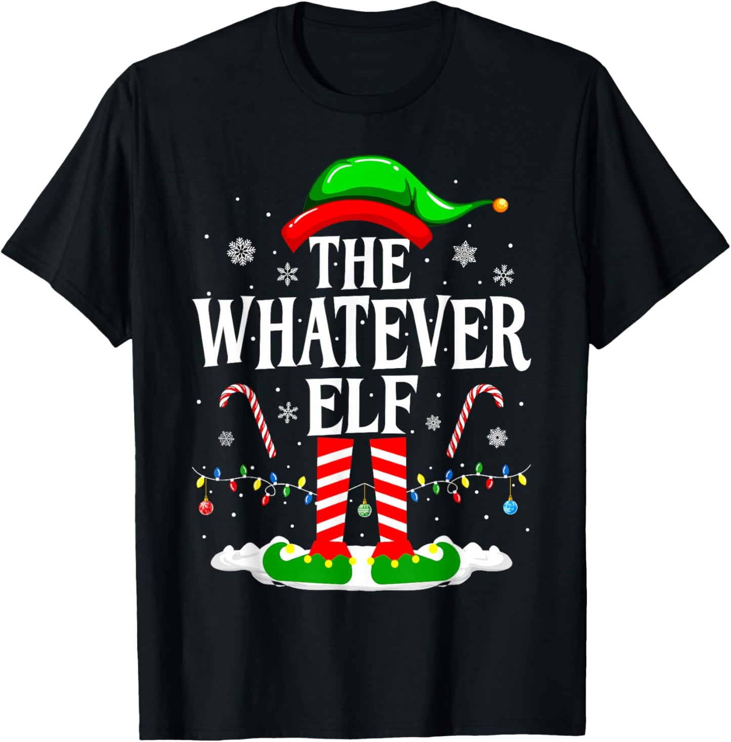 The Whatever Elf Xmas Funny Matching Family Group Christmas