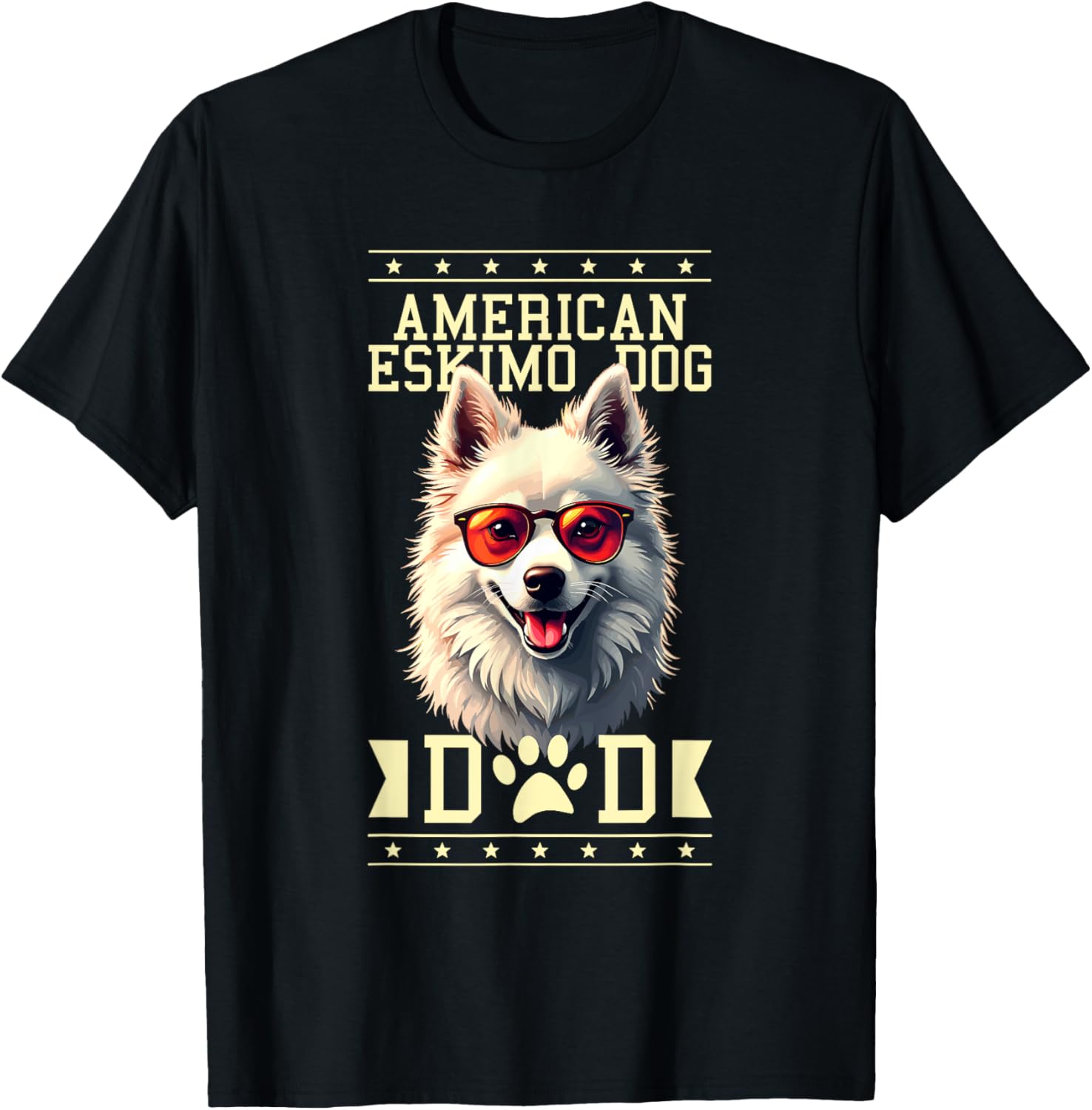 American Eskimo Dog Dad T-Shirt