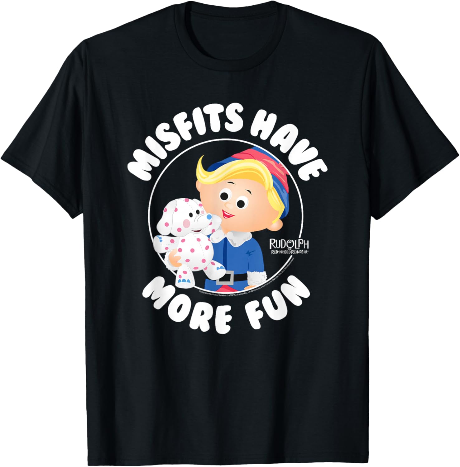 Rudolph Misfits Have More Fun Hermey Retro Christmas