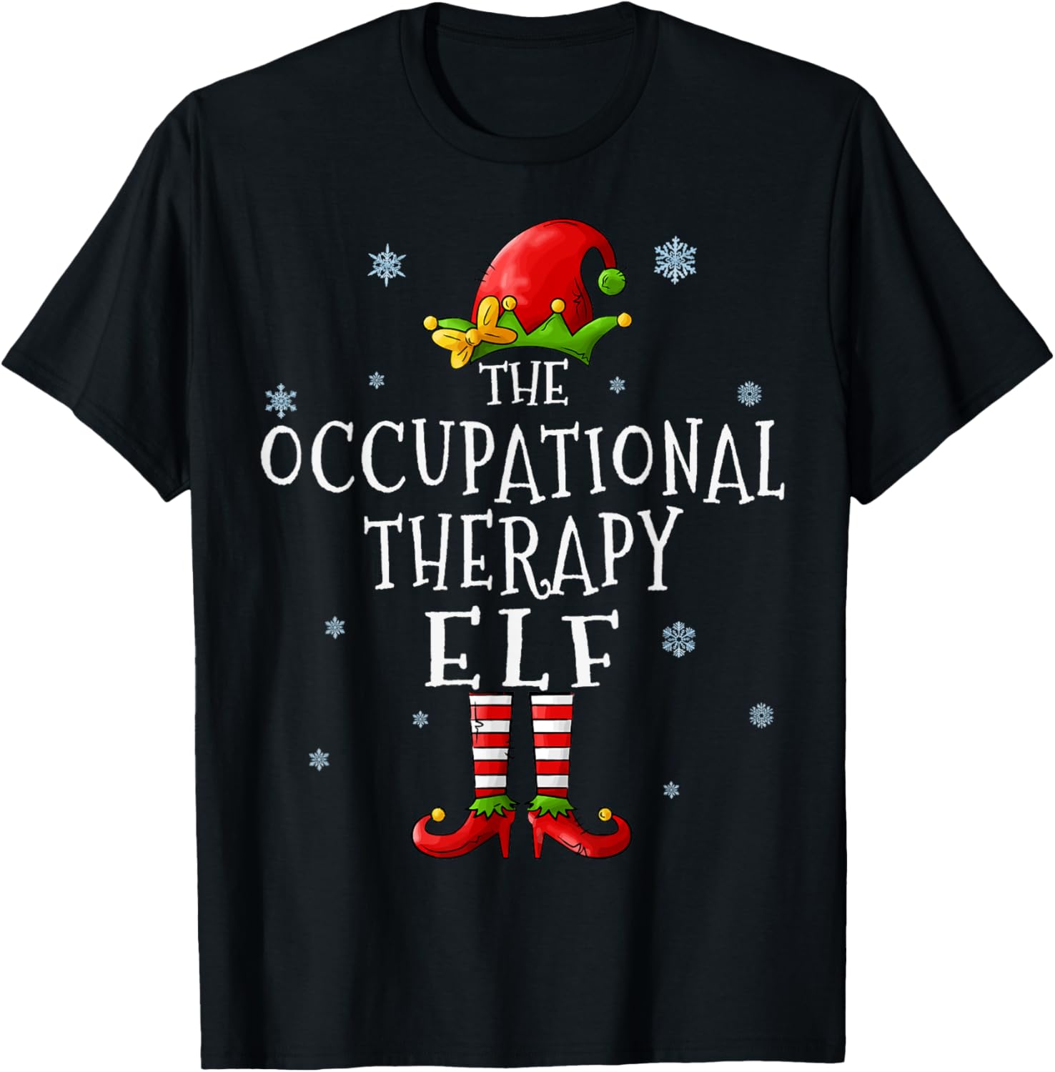 Occupational Therapy Elf Funny Groupe Matching Christmas