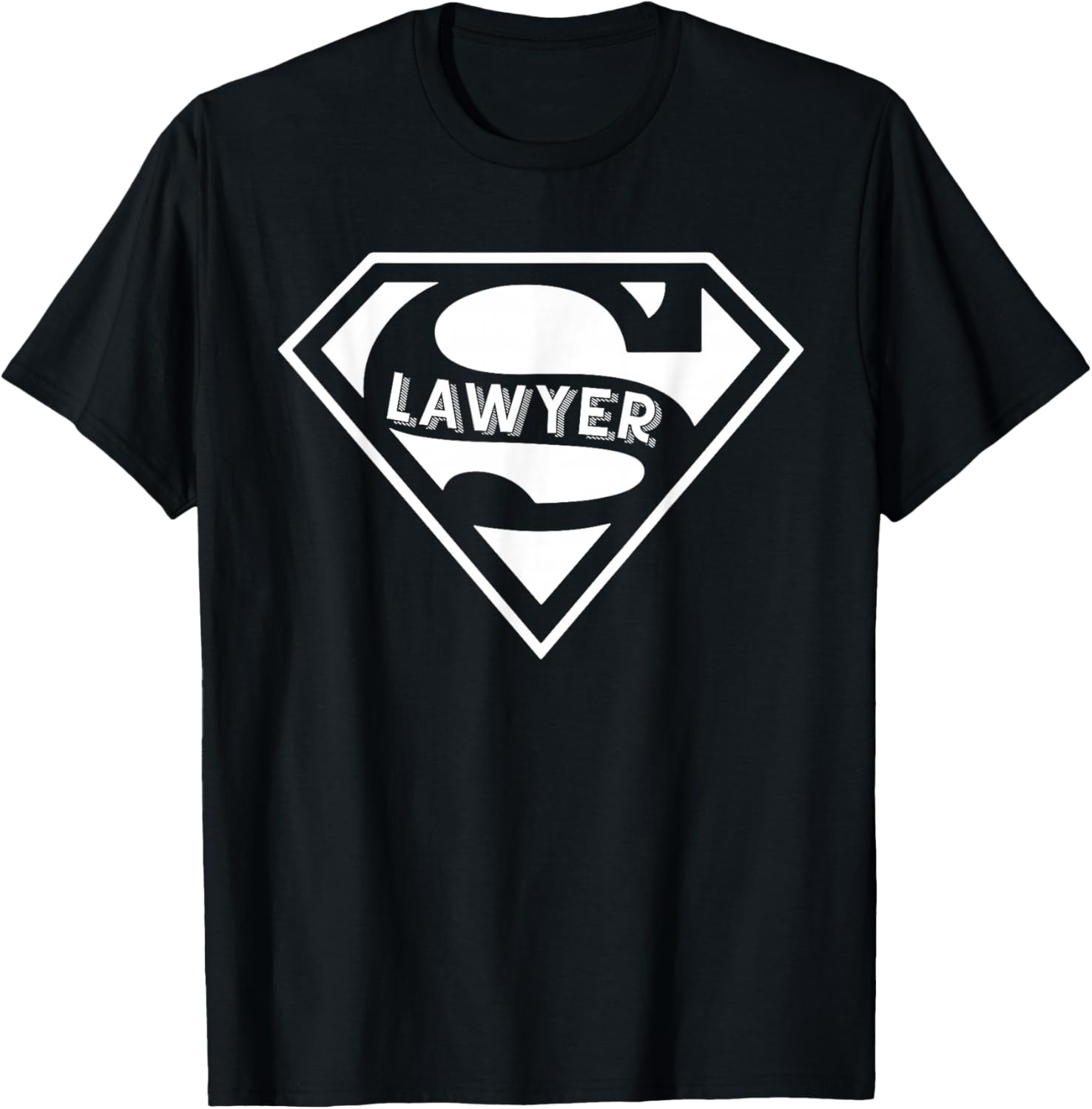 Super Lawyer T-Shirt Funny Statute Upholder Novelty T-Shirt | Adult Unisex T-Shirt | Black | Small