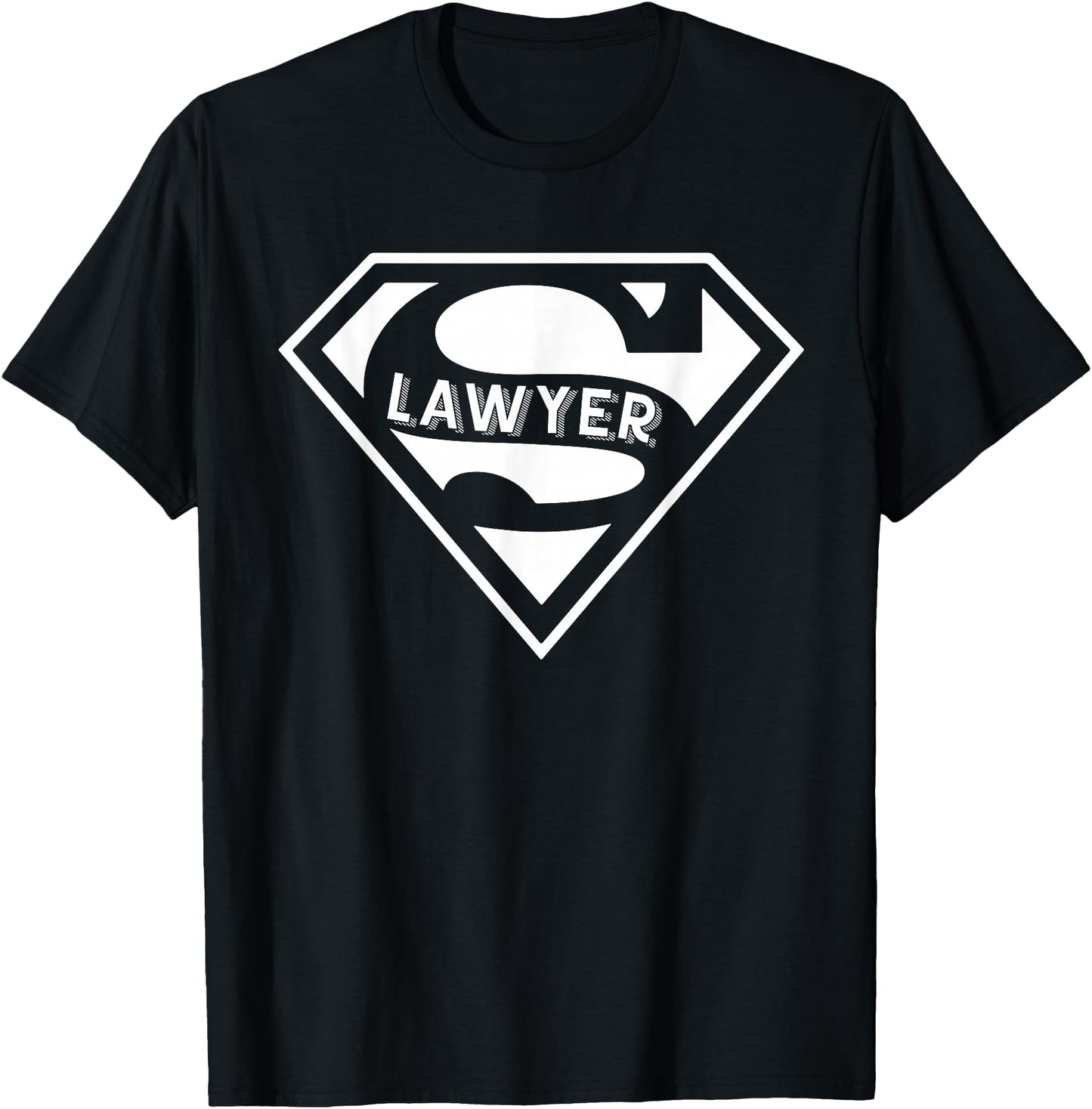 Super Lawyer T-Shirt Funny Statute Upholder Novelty T-Shirt Adult Unisex T-Shirt Black Small