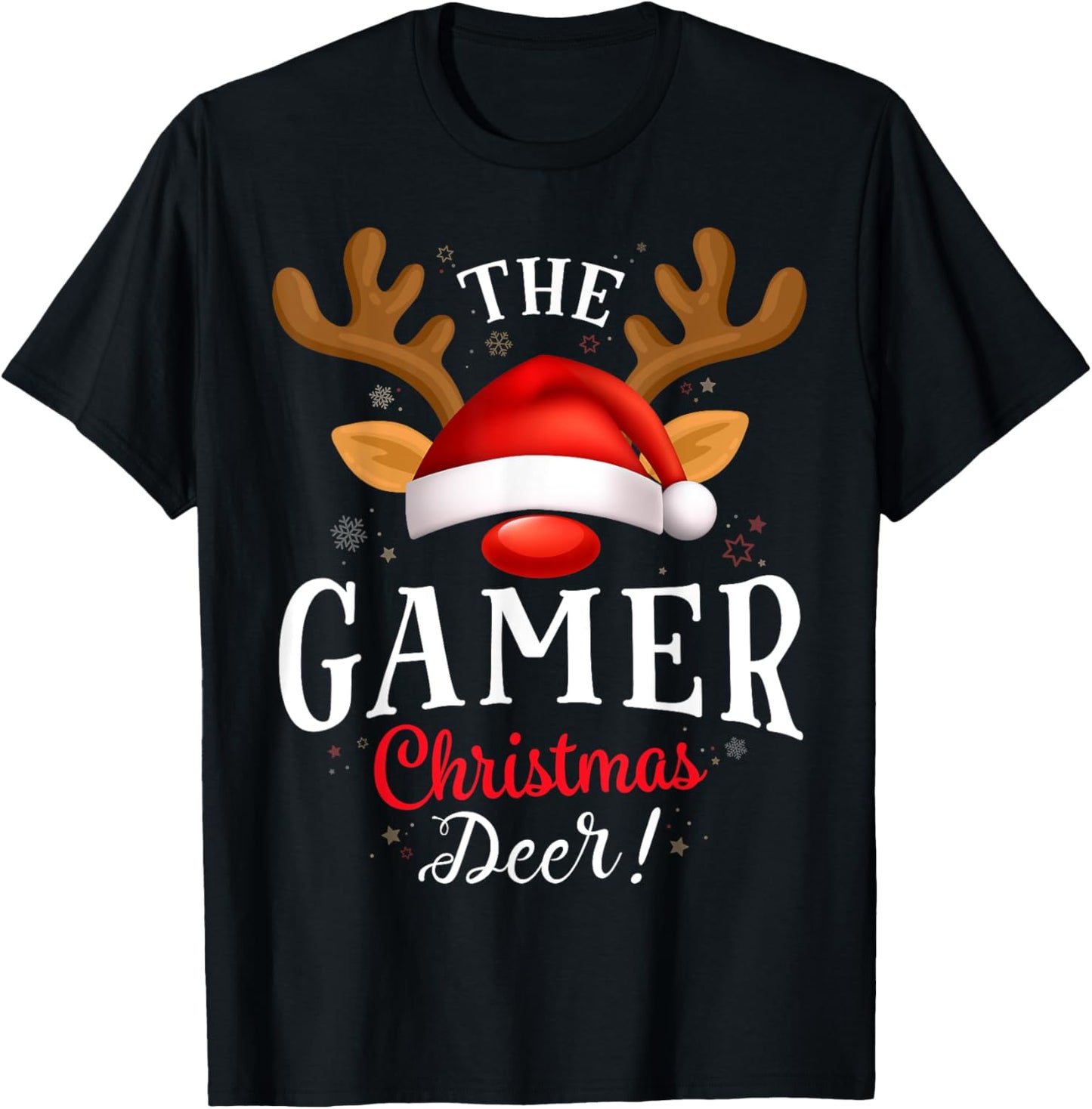 Gamer Christmas Deer PJS Xmas Family Matching