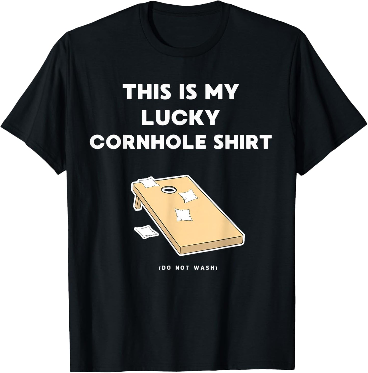 Funny Lucky Cornhole T-Shirt | Corn Hole Xmas Gift Ideas