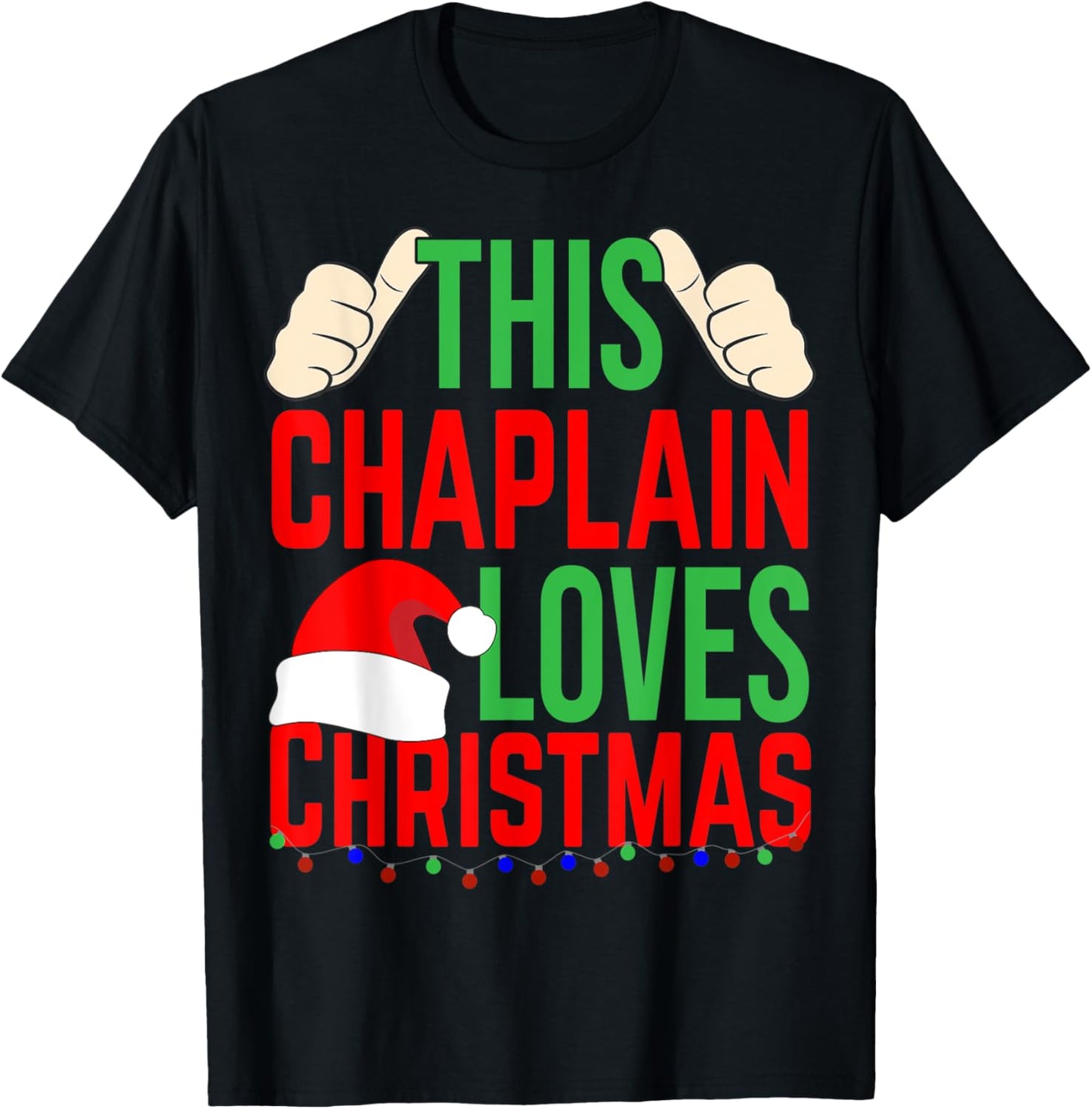 This Chaplain Loves Christmas Merry Xmas Holiday