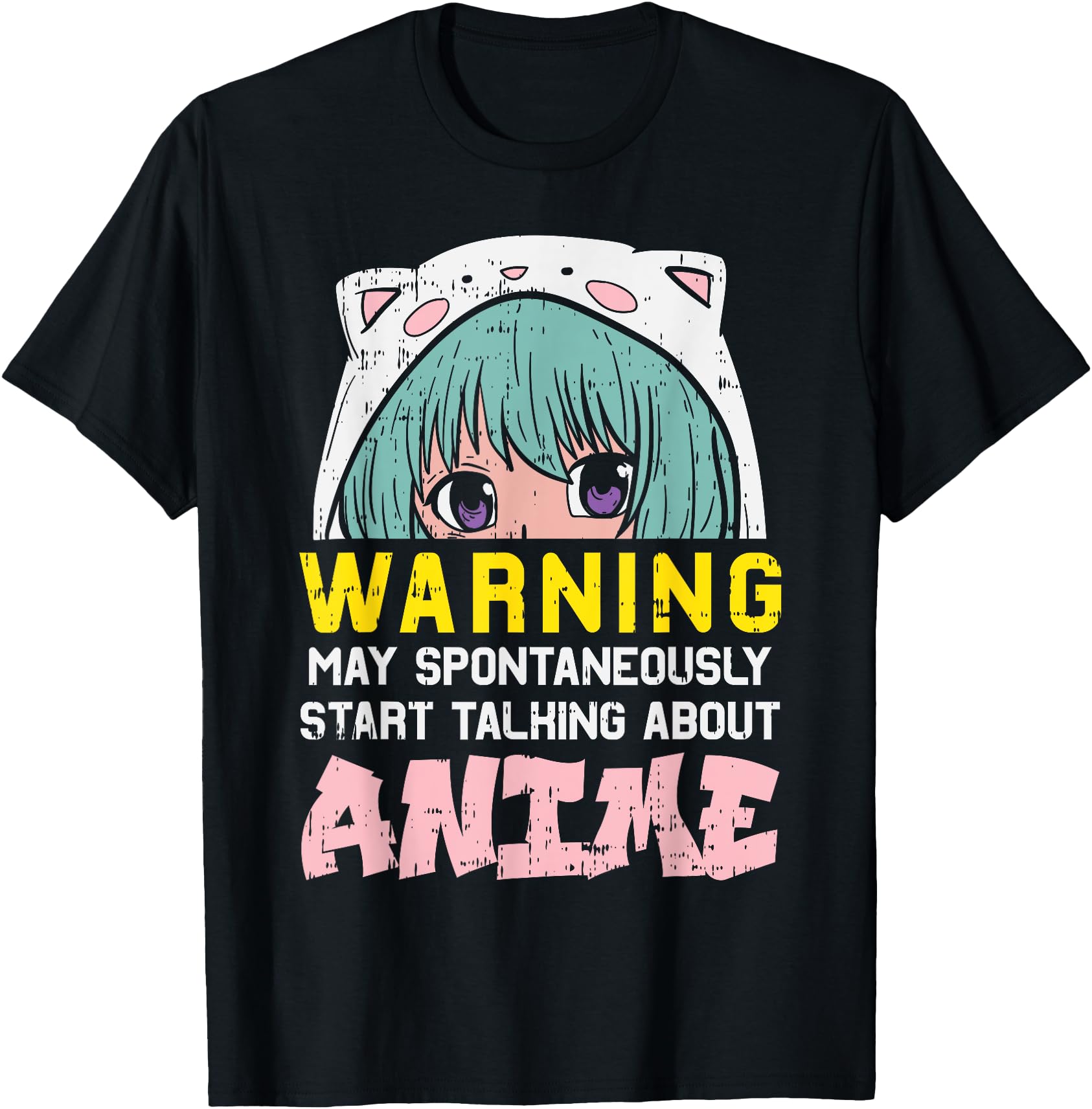 Warning Anime Aesthetic Goth Cute Japanese Manga Otaku Gift