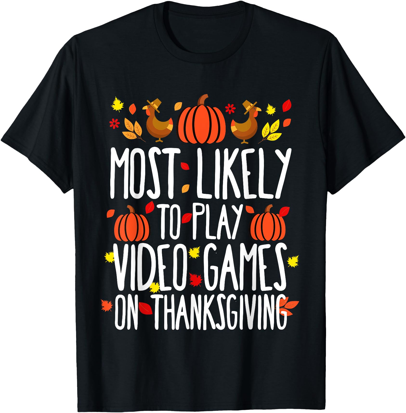 Most Likely To Video Games Family Matching Thanksgiving