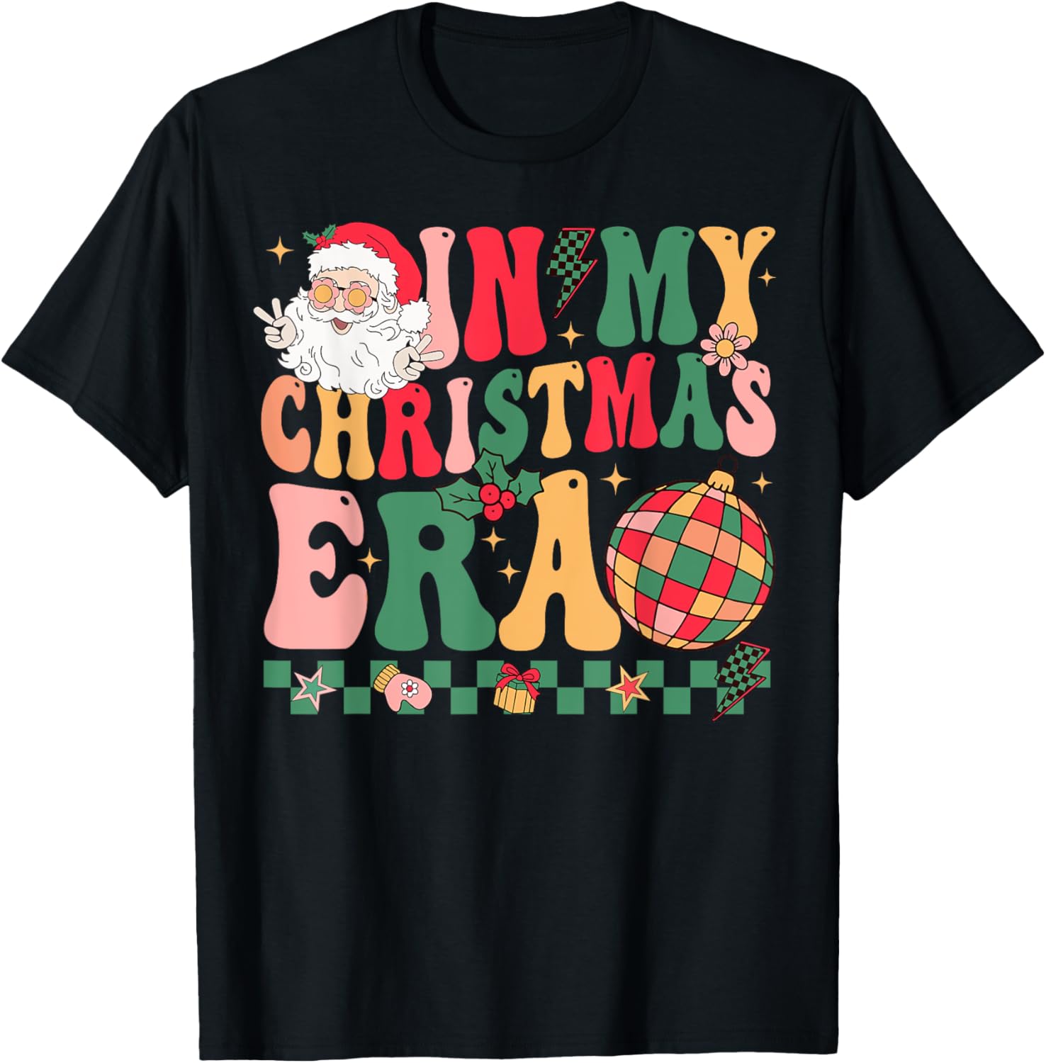 In My Christmas Era Cute Groovy Christmas Holiday Xmas