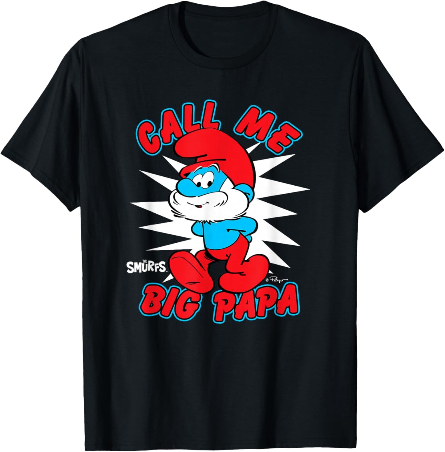 The Smurfs Call Me Big Papa Smurf Retro Cartoon