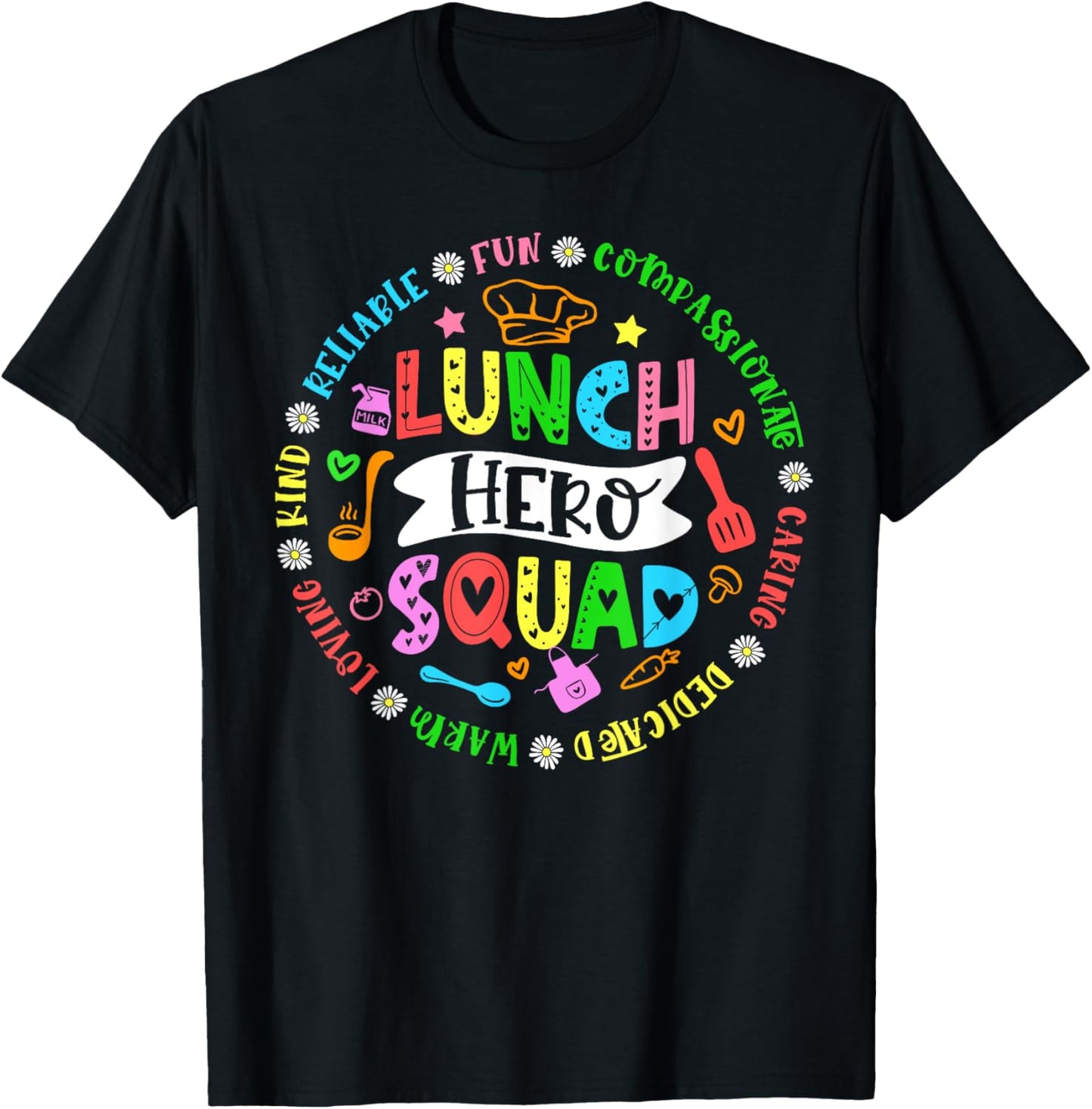 School Lunch Hero Squad Funny Cafeteria Workers
