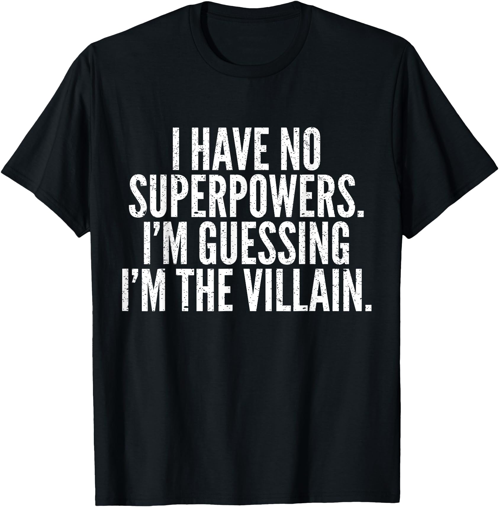 Superhero Villain Funny Hero Comic Nerds & Geeks T-shirt