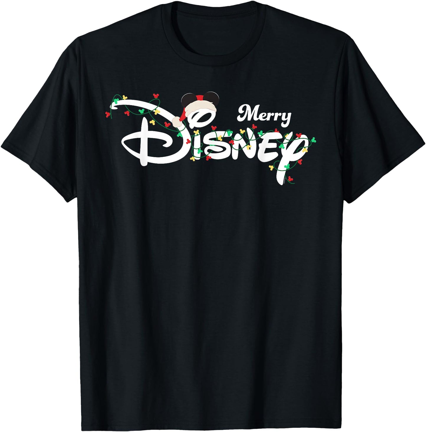 Disney Merry Christmas Lights Holiday Trip Script Logo