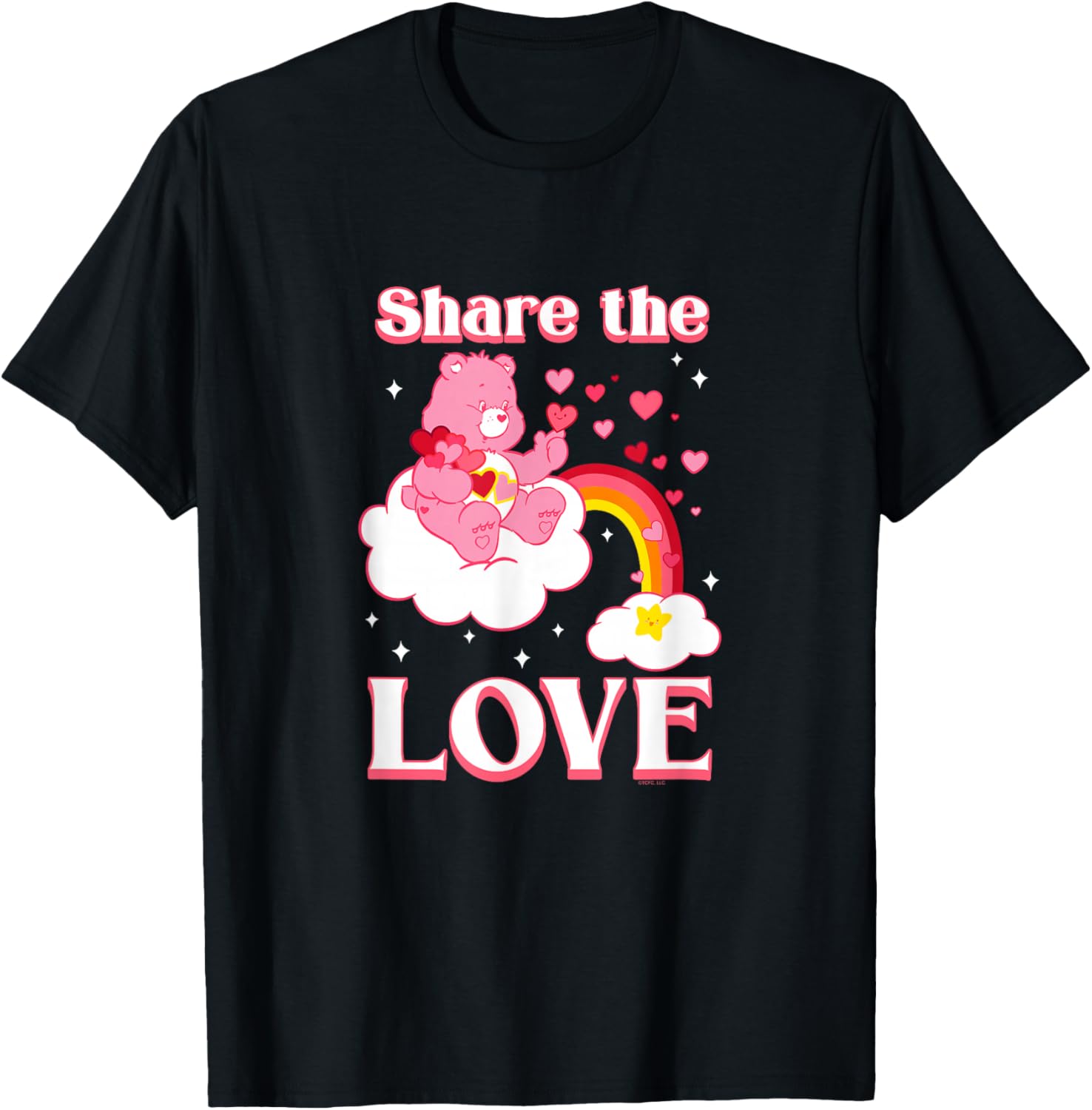 Care Bears Share the Love Love-A-Lot Bear Retro Cartoon