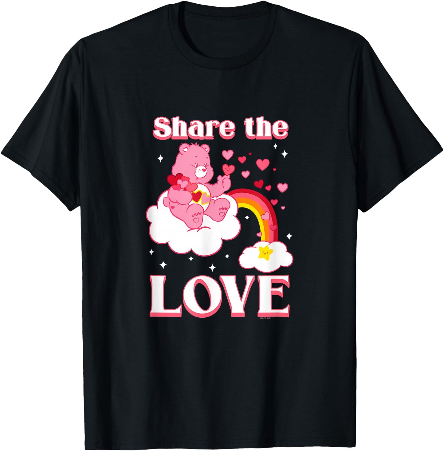 Care Bears Share the Love Love-A-Lot Bear Retro Cartoon