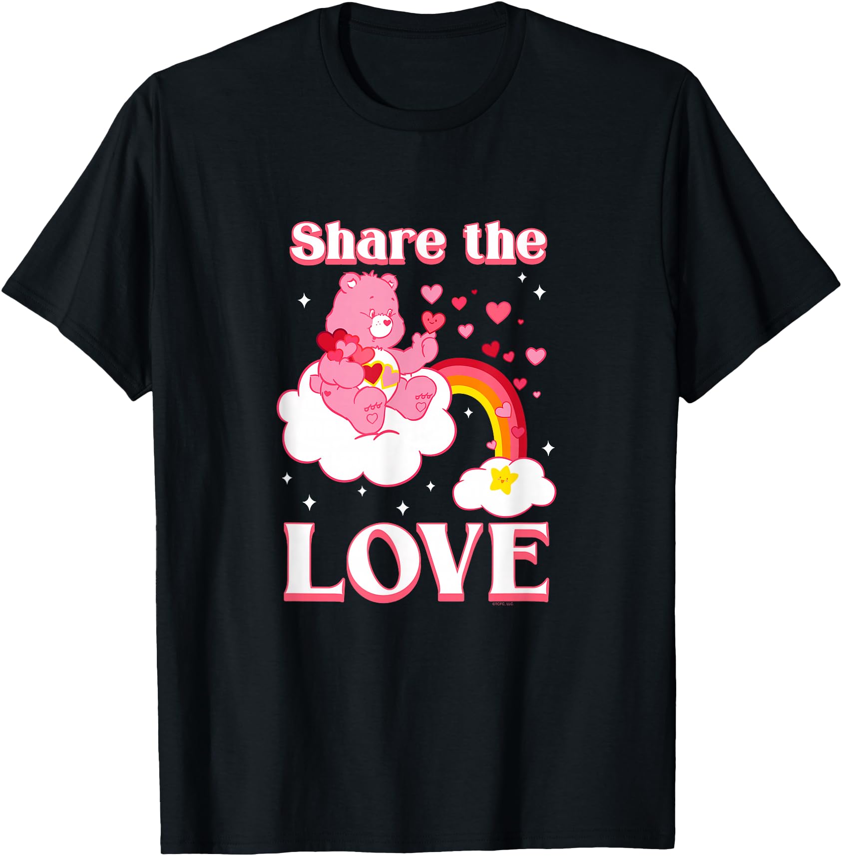Care Bears Share the Love Love-A-Lot Bear Retro Cartoon