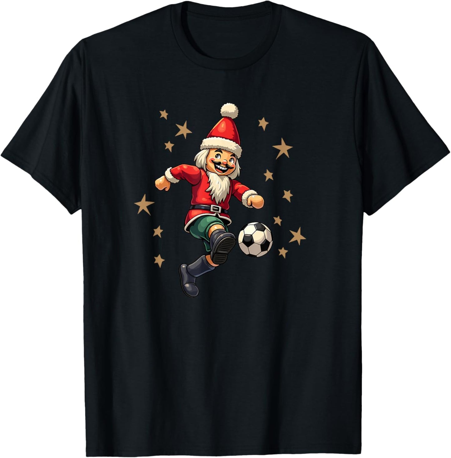 Nutcracker Playing Soccer Christmas Xmas Kids