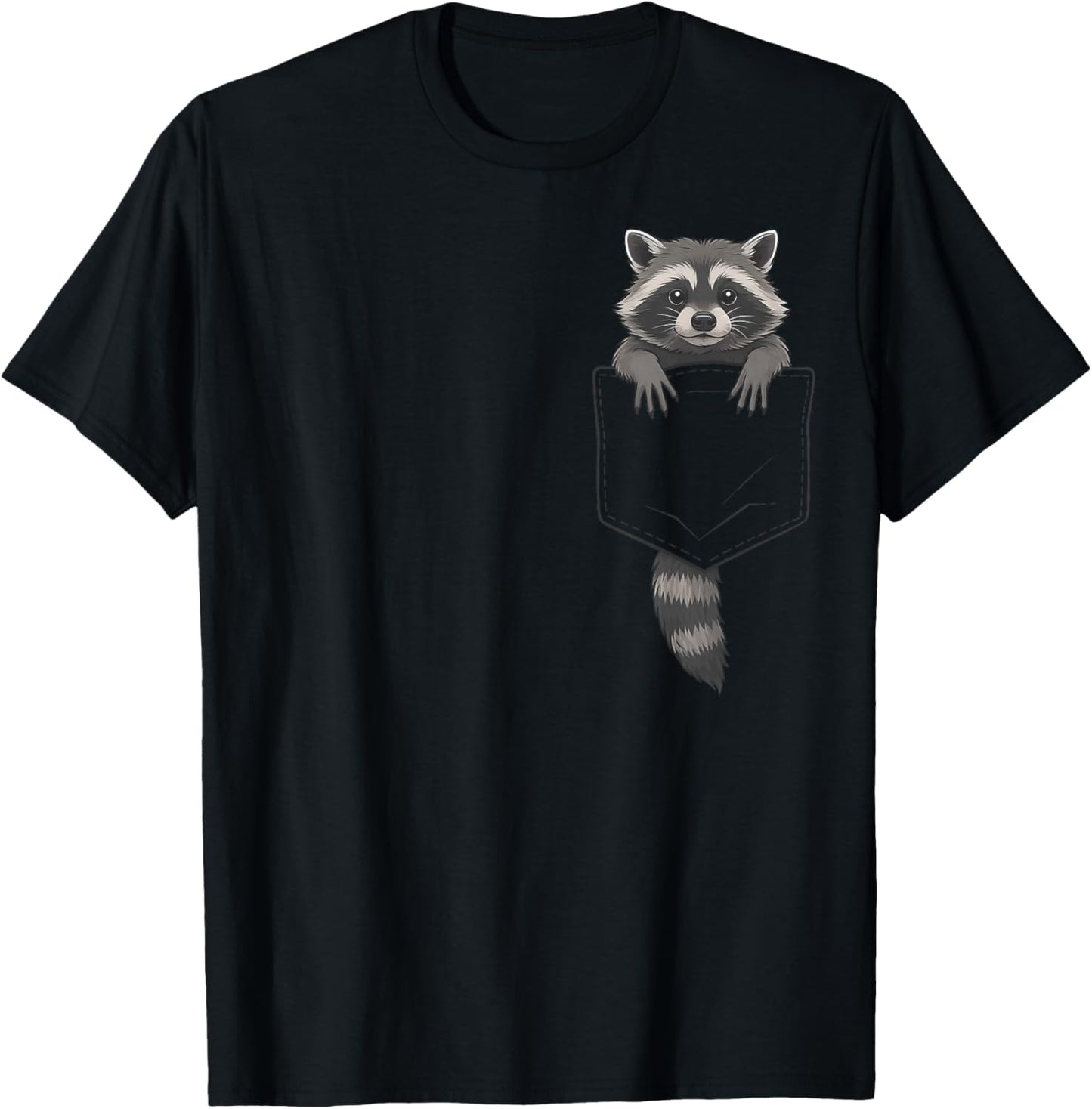 Cute Raccoon Pocket Funny Gifts For Men Women Kid