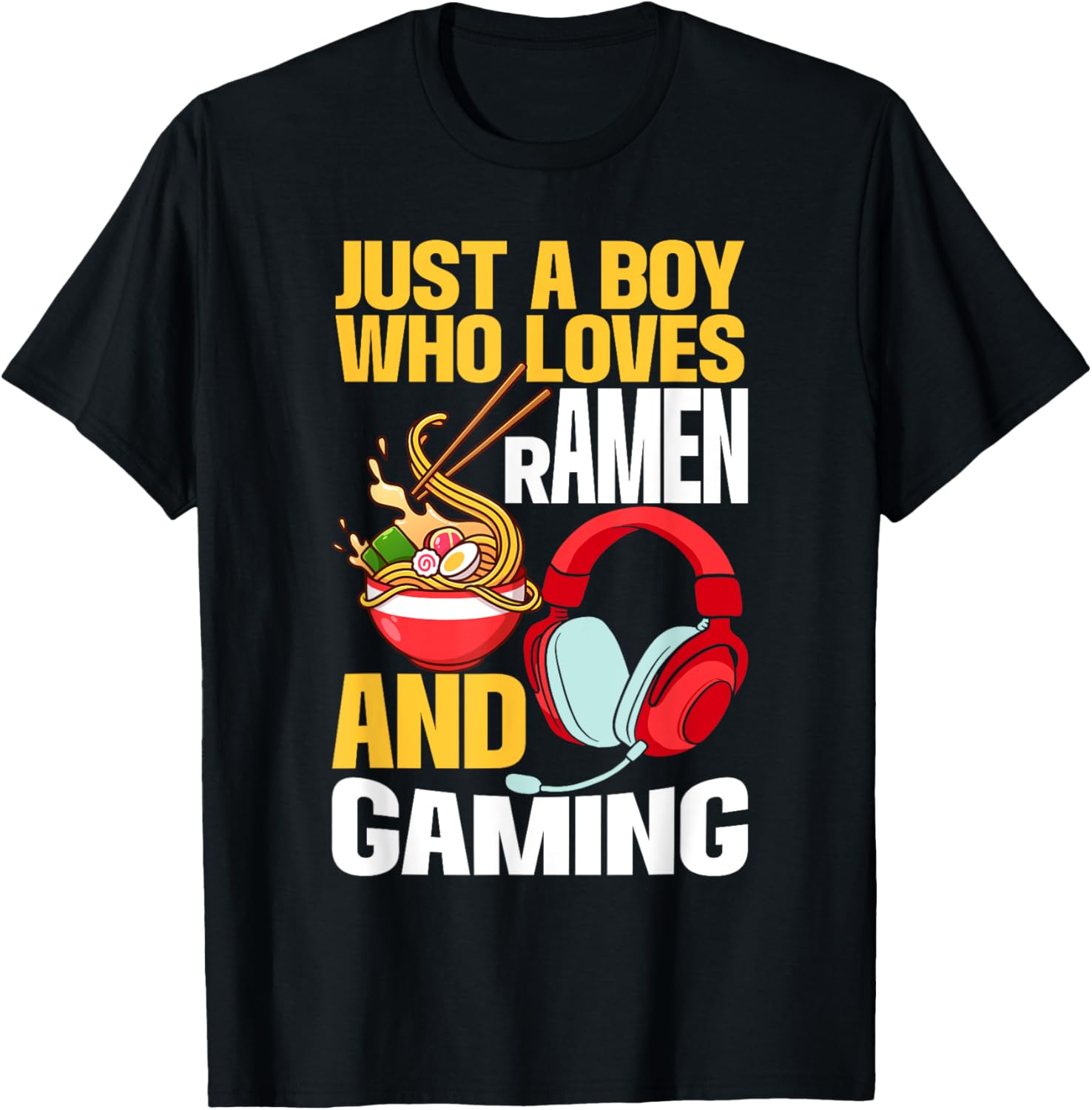 Just A Boy Who Loves Ramen And Gaming Japan Anime Video Game