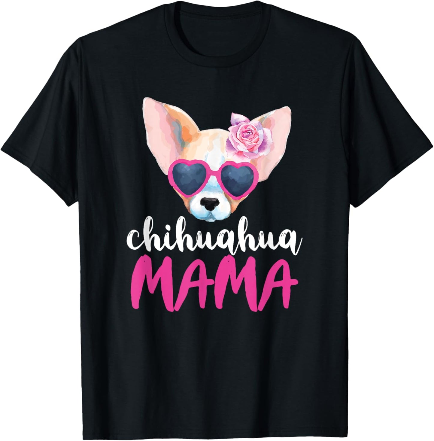 Chihuahua Mama Shirt for Women Dog Mom Chihuahua Mom T-Shirt