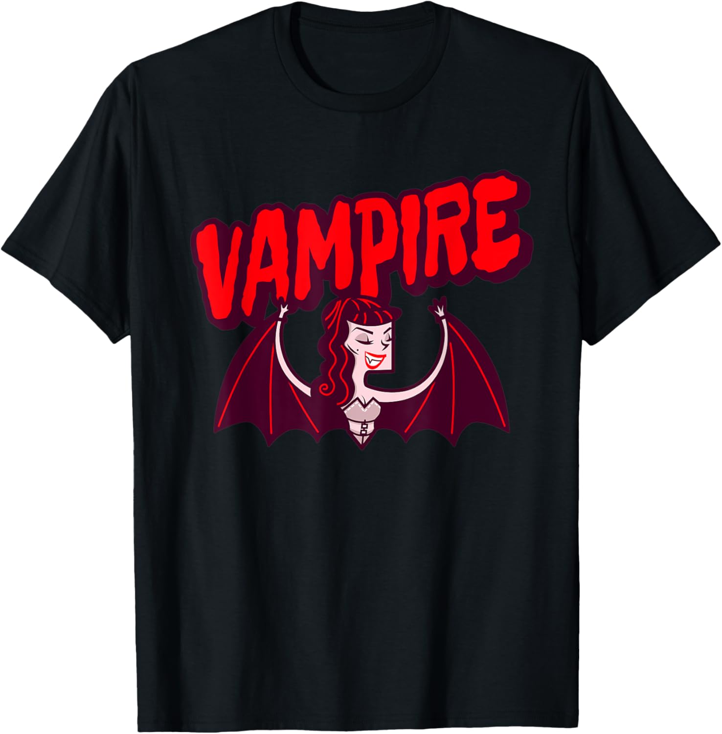 Cute Vampire Girl Cartoon With Wings Chibi Style Animation