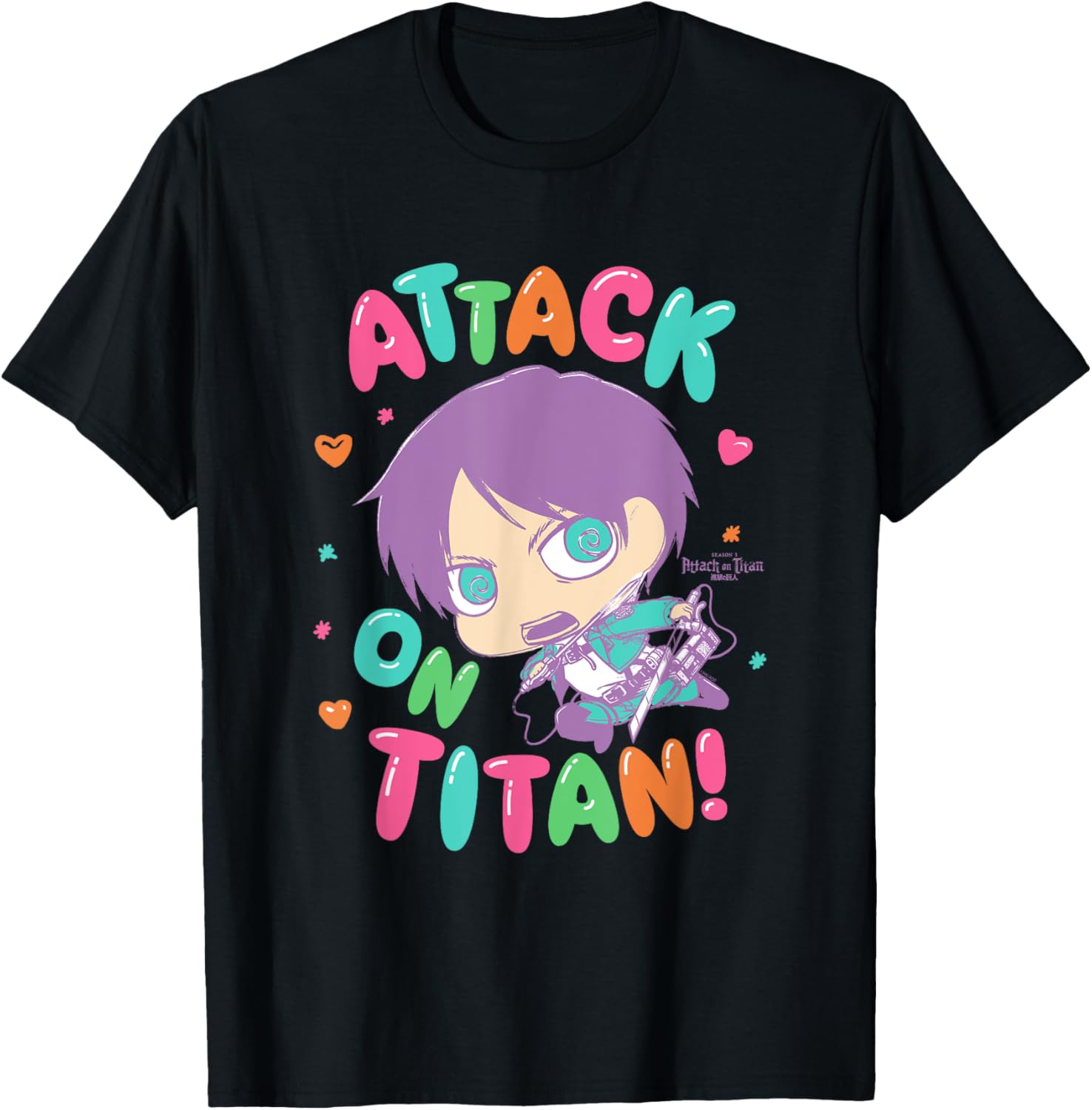 Attack on Titan Season 3 Chibi Cute Bubble Type Anime