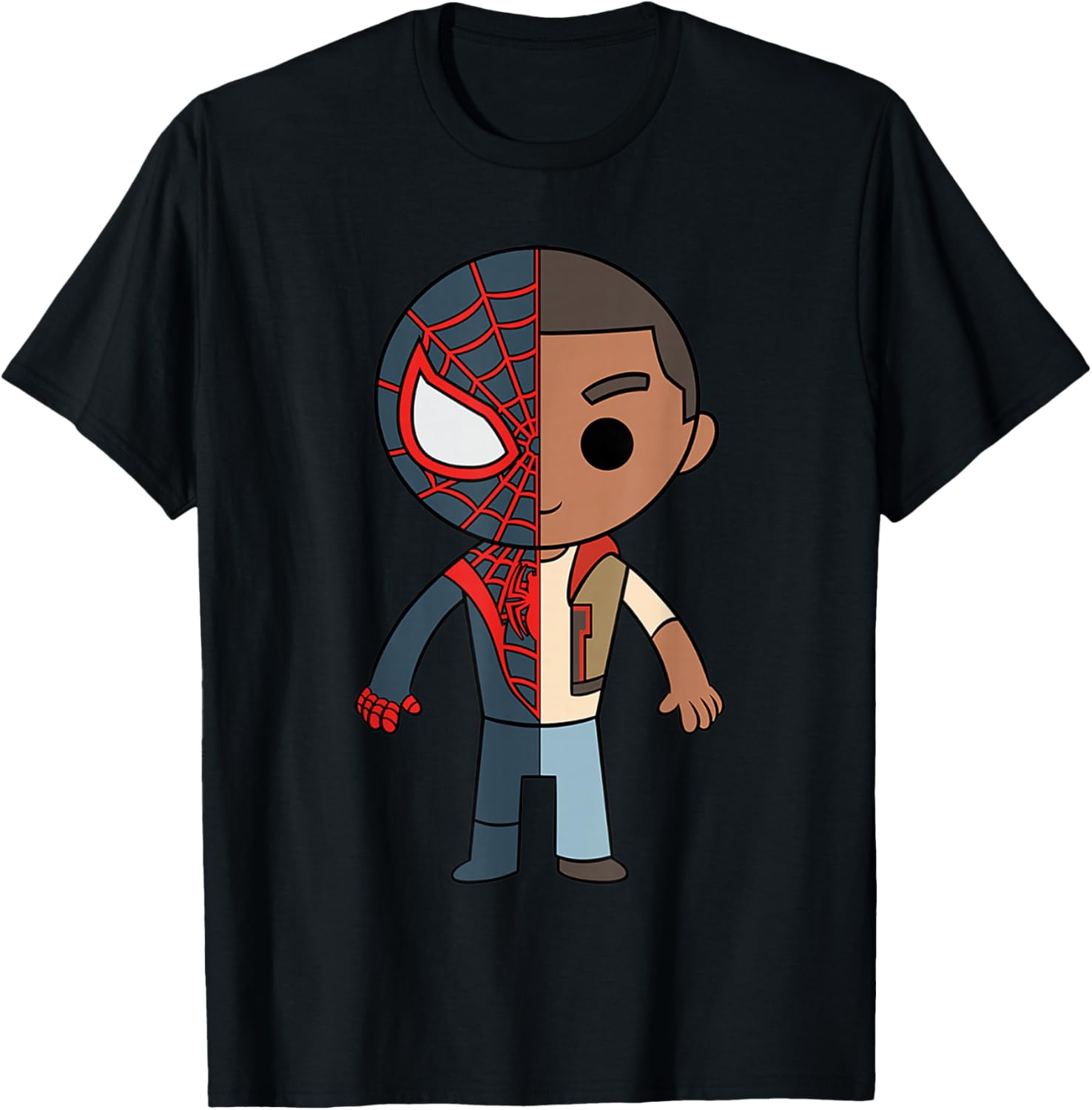 Marvel Comics Retro Classic Miles Morales Split Spidey Chibi
