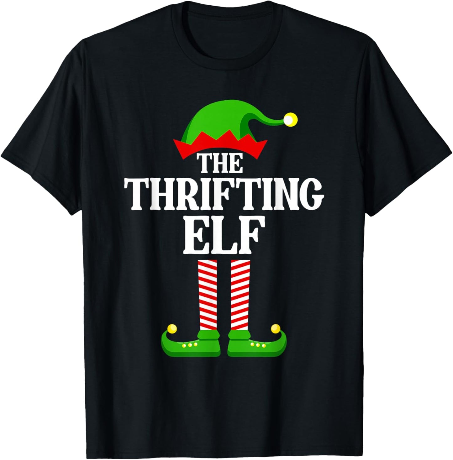 Thrifting Elf Family Matching Group Funny Christmas