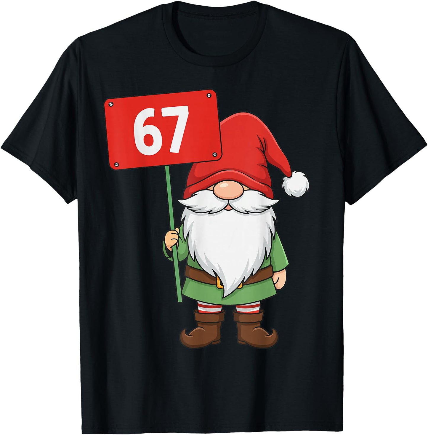 67 Meme Humor 6-7 Funny Six Seven Christmas Gnome