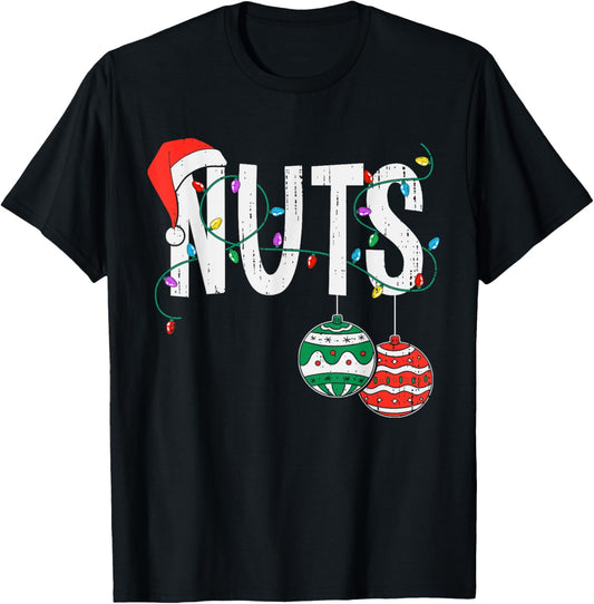 Chest Nuts Christmas Shirt Funny Matching Couple Chestnuts T-Shirt