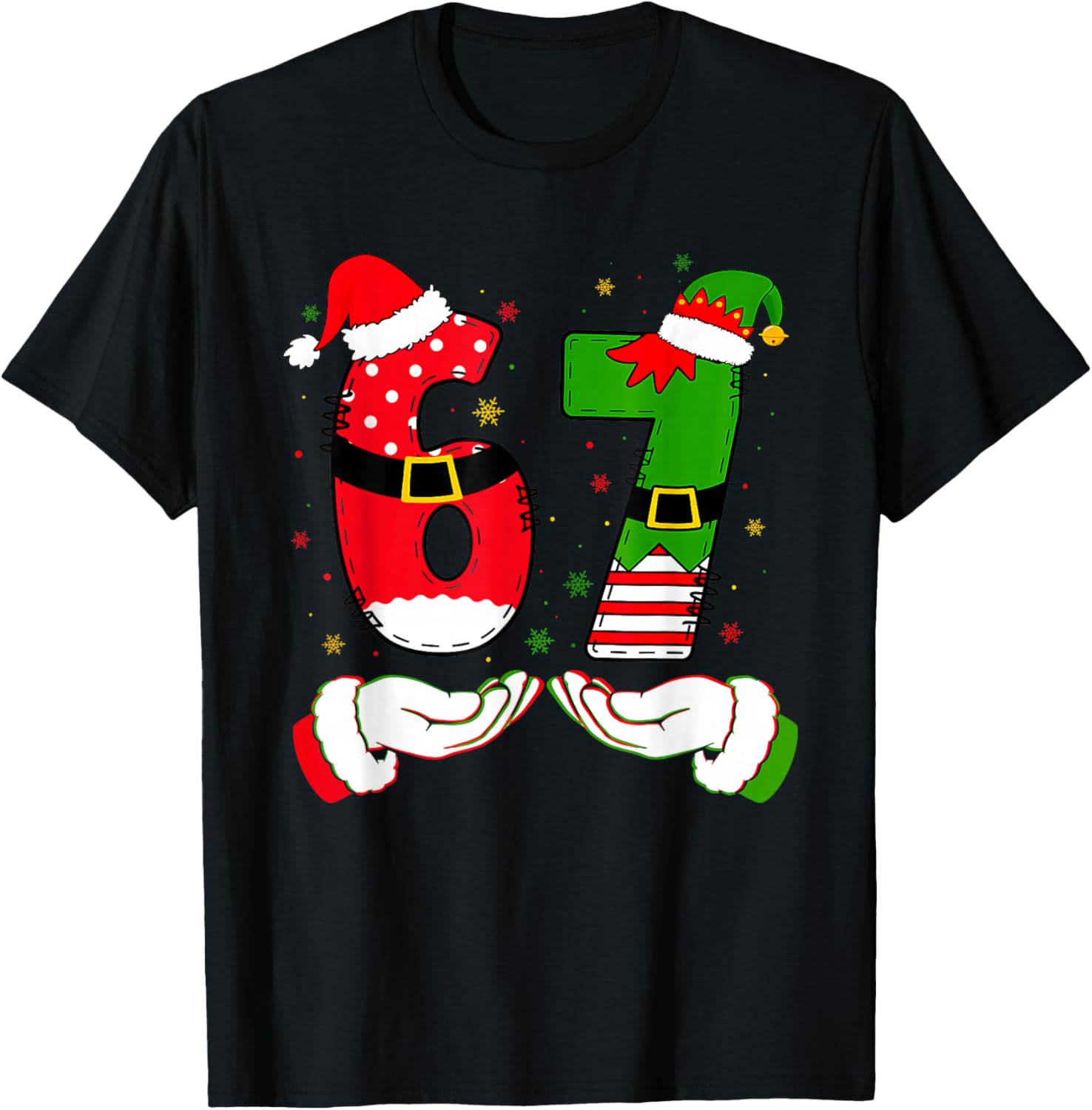 67 Meme Six Seven Christmas Shirt Kids Women Men Boys Girls