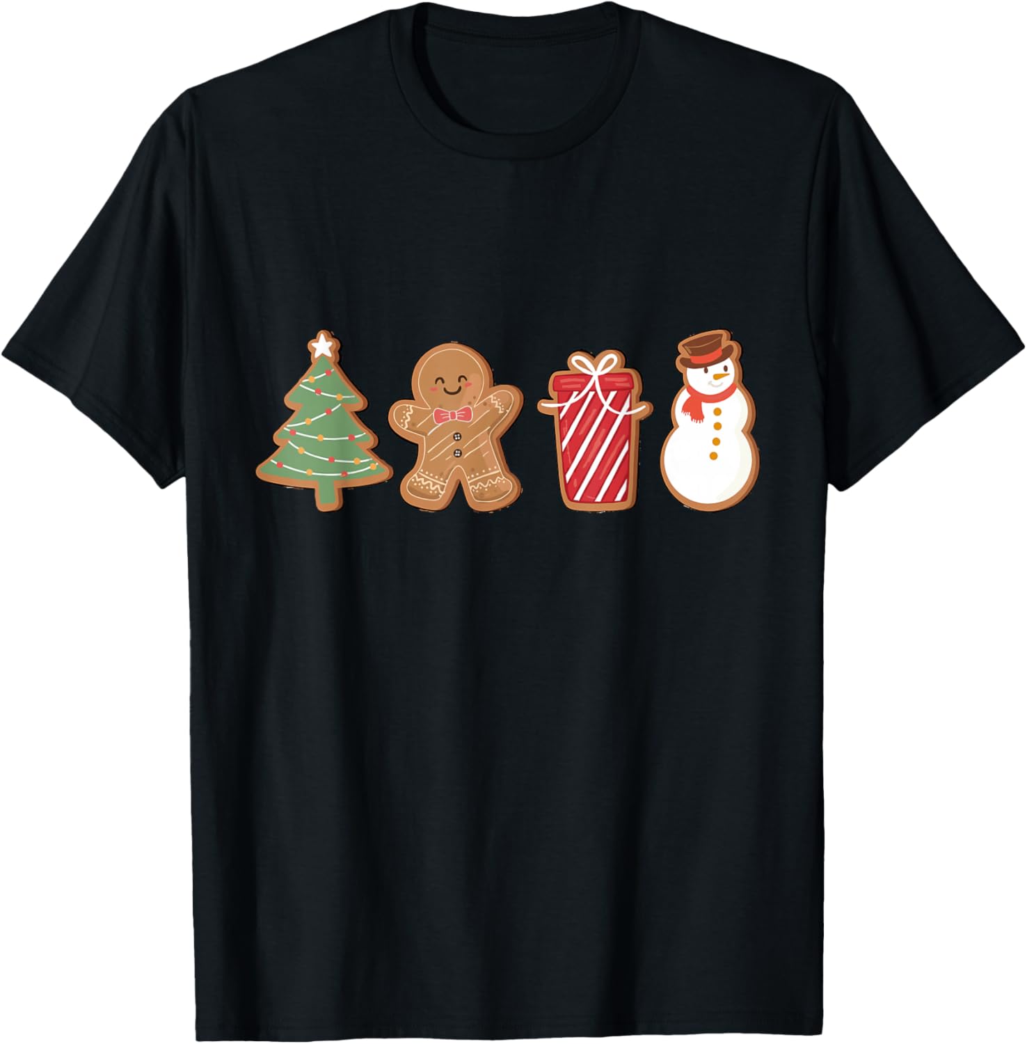 Merry Christmas Cookies Gingerbread Cookies Xmas Womens Men