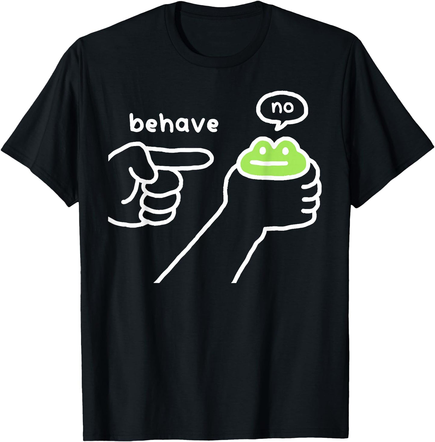 Dishonest Frog Funny Frog Meme Behave No Cartoon Design