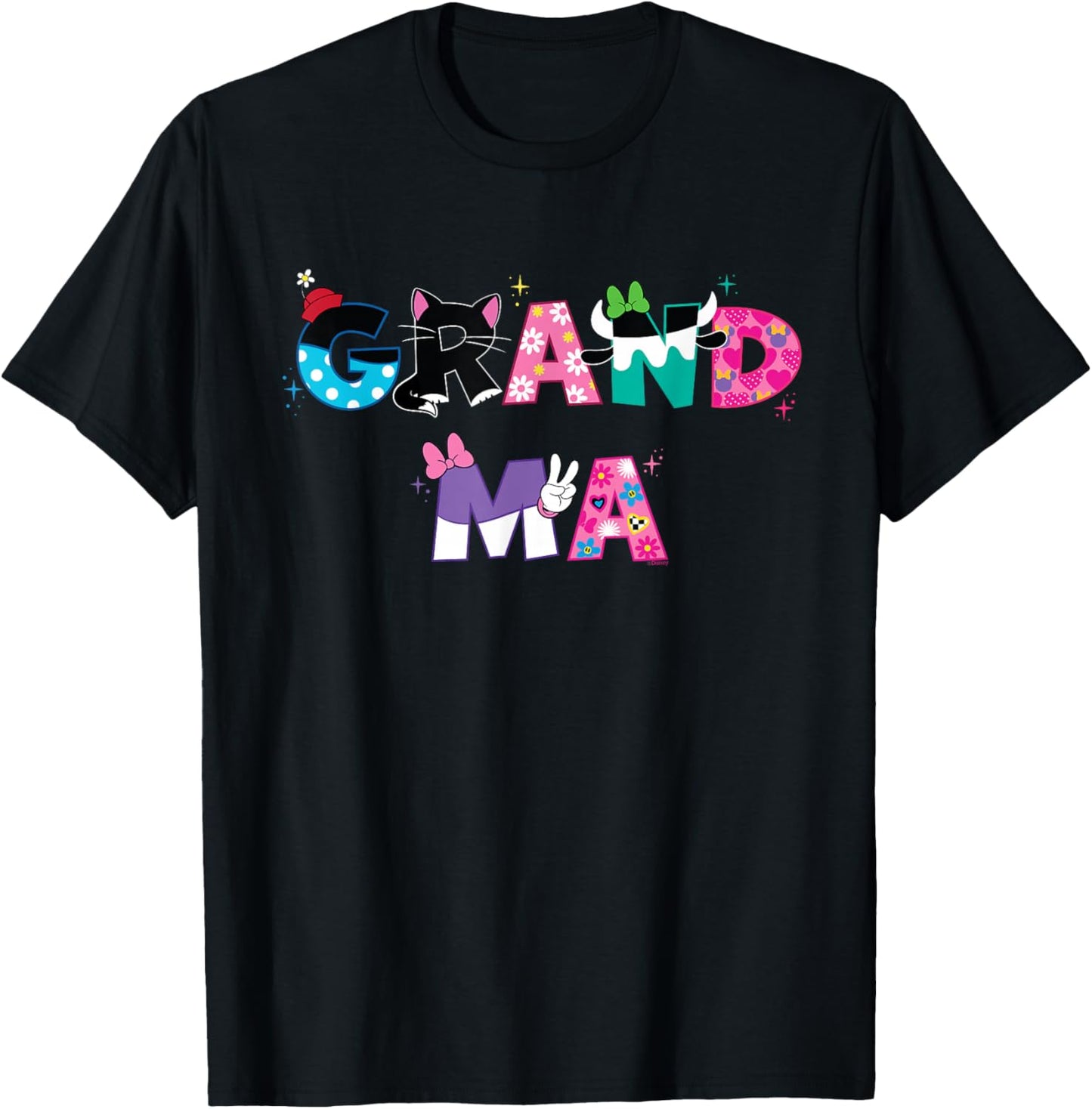 Disney Grandma Mickey Mouse and Friends Letters Family Trip