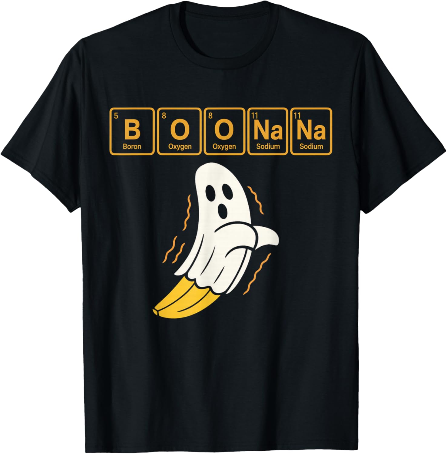 Chemistry Boonana Banana Ghost Cute Halloween Funny Teacher T-Shirt
