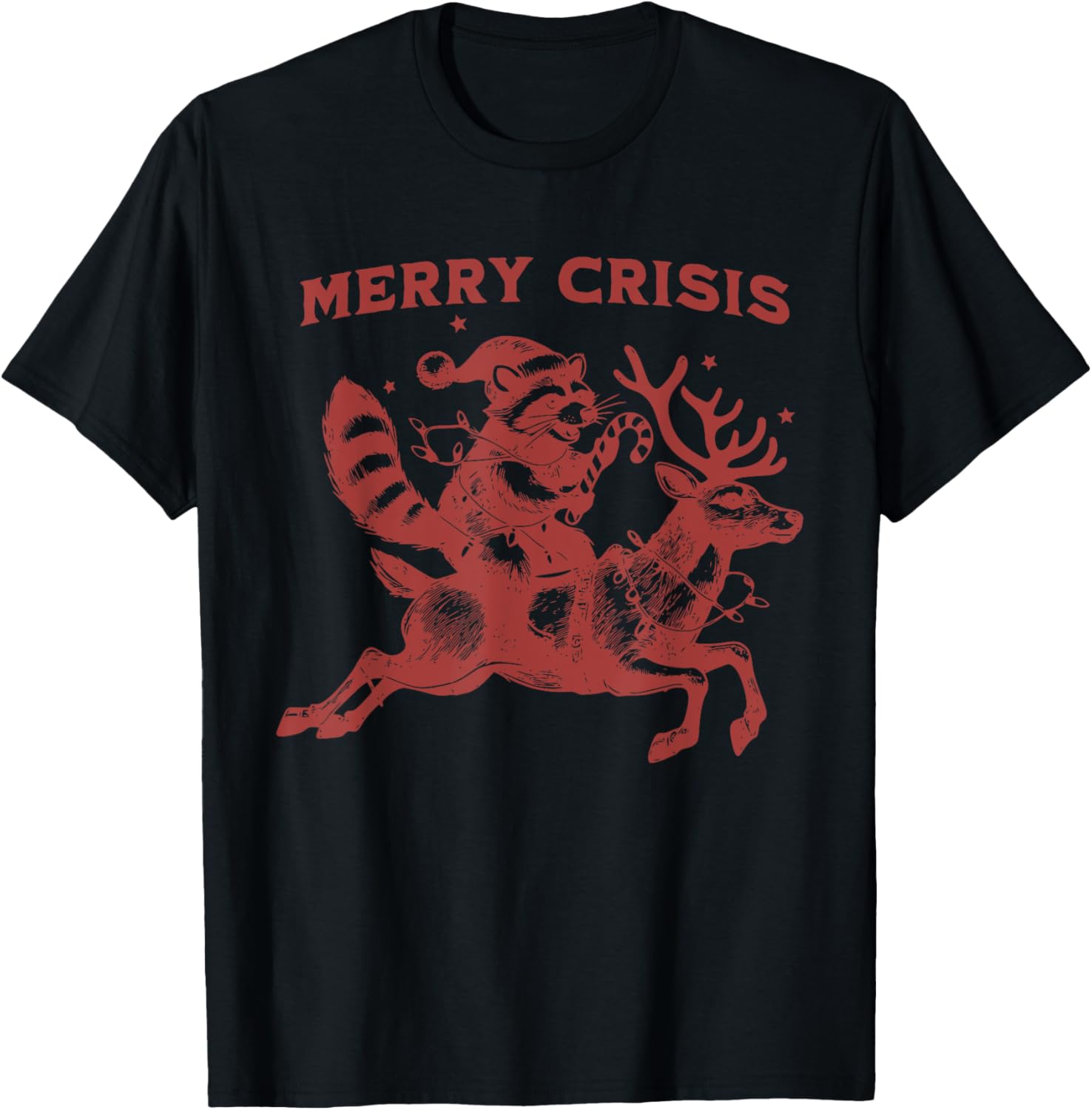 Merry Crisis Funny Xmas Christmas