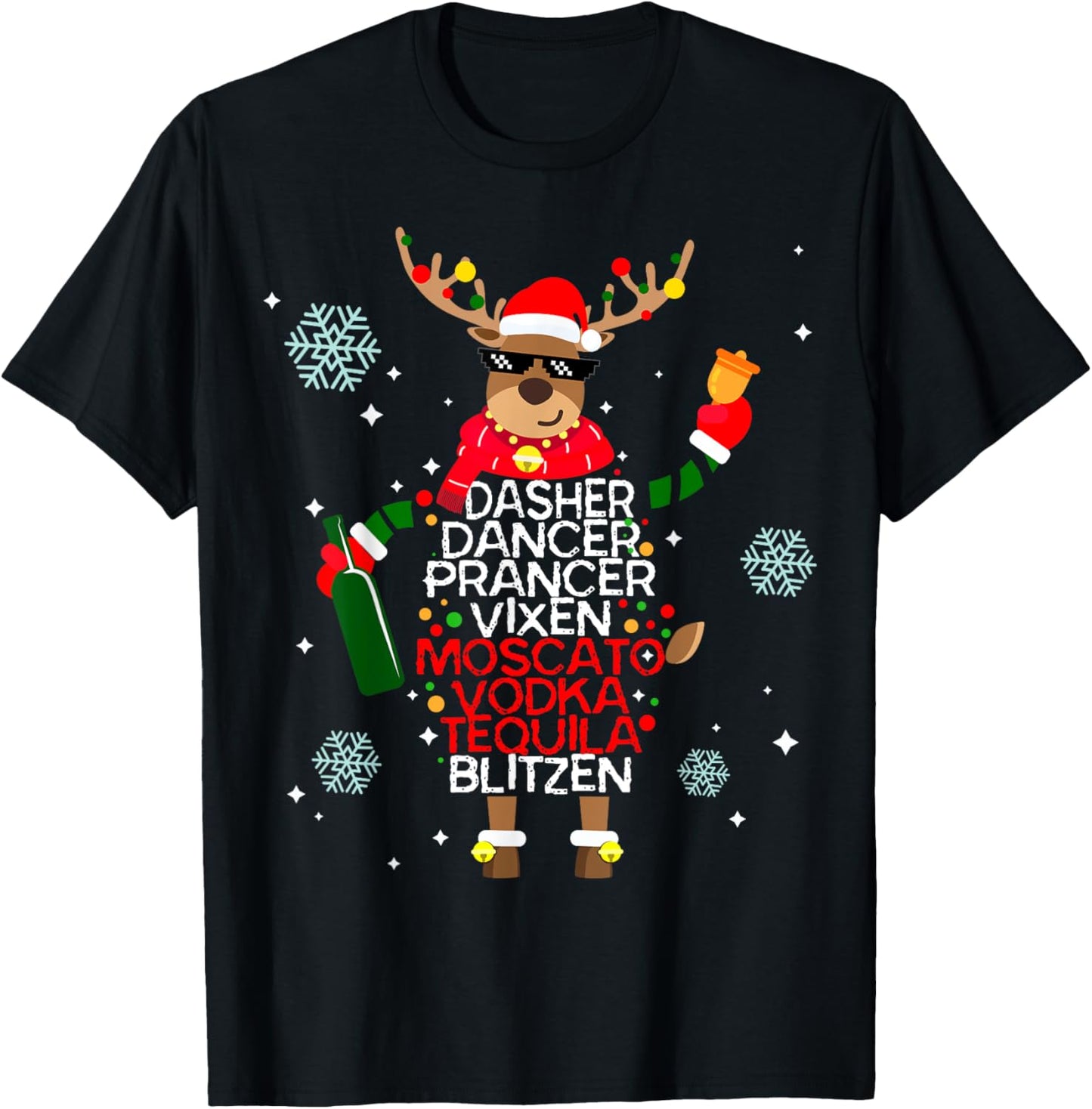 Dasher Dancer Prancer Vixen Moscato Vodka Tequila Blitzen