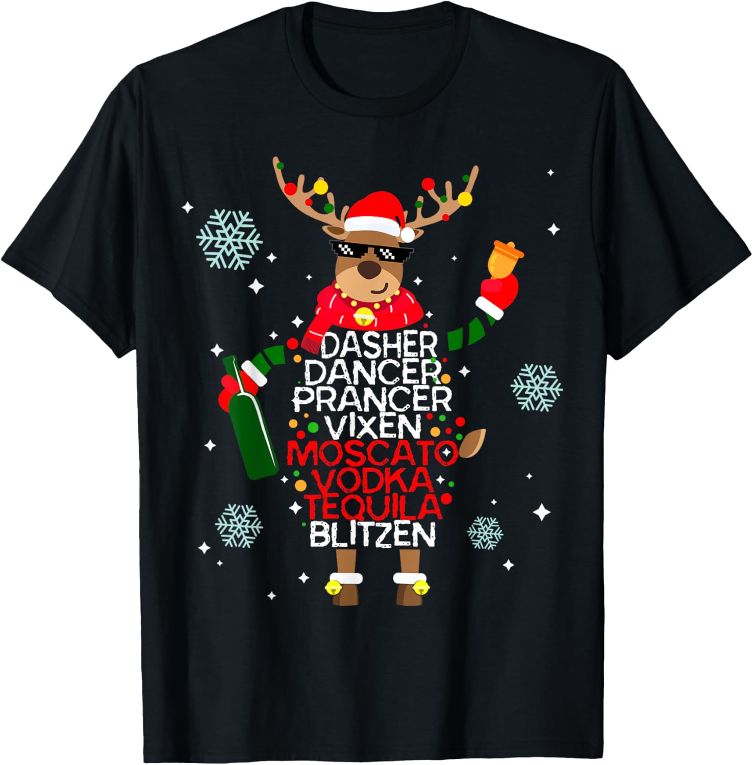 Dasher Dancer Prancer Vixen Moscato Vodka Tequila Blitzen