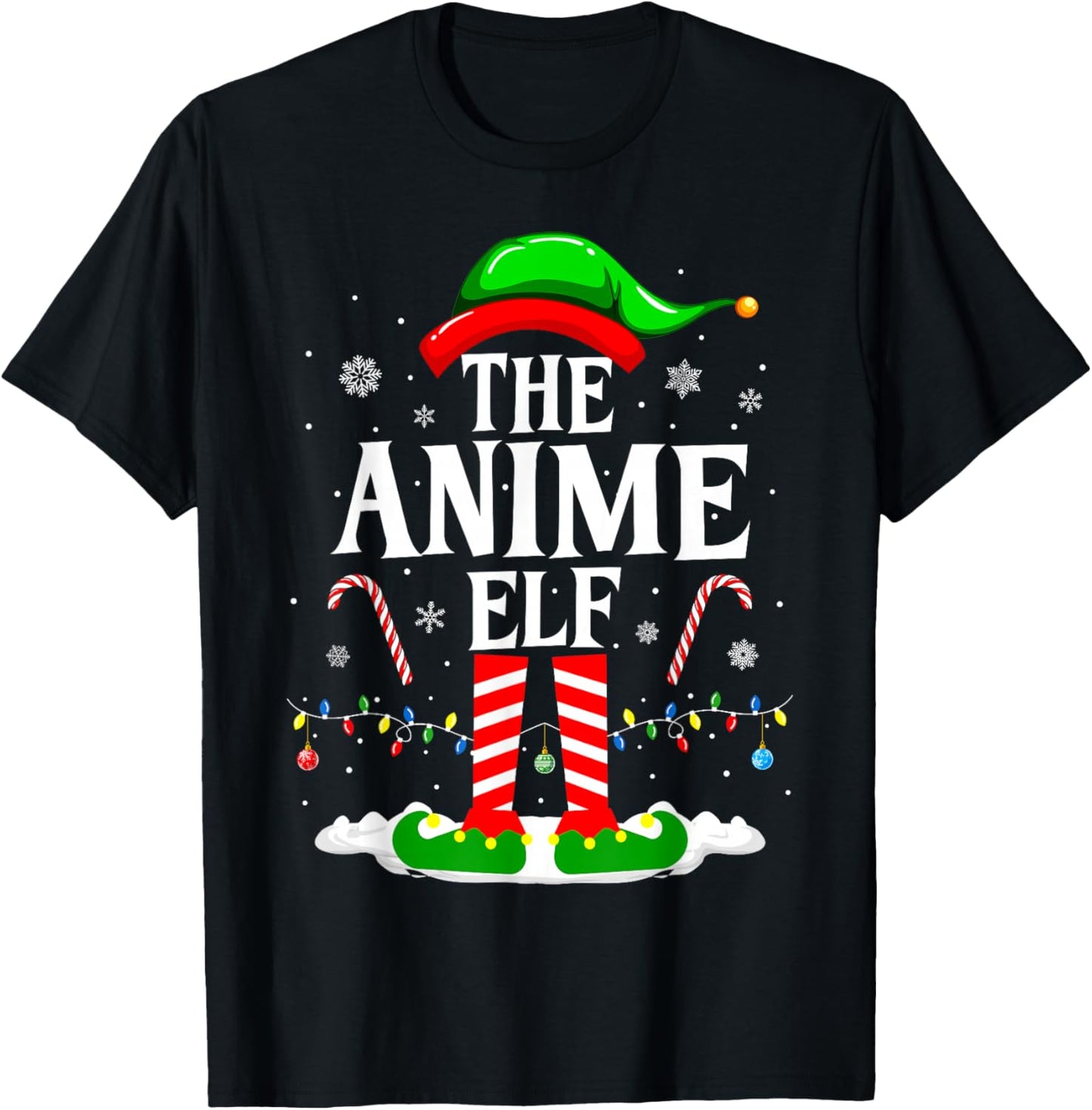 The Anime Elf Matching Family Xmas Funny Anime Christmas