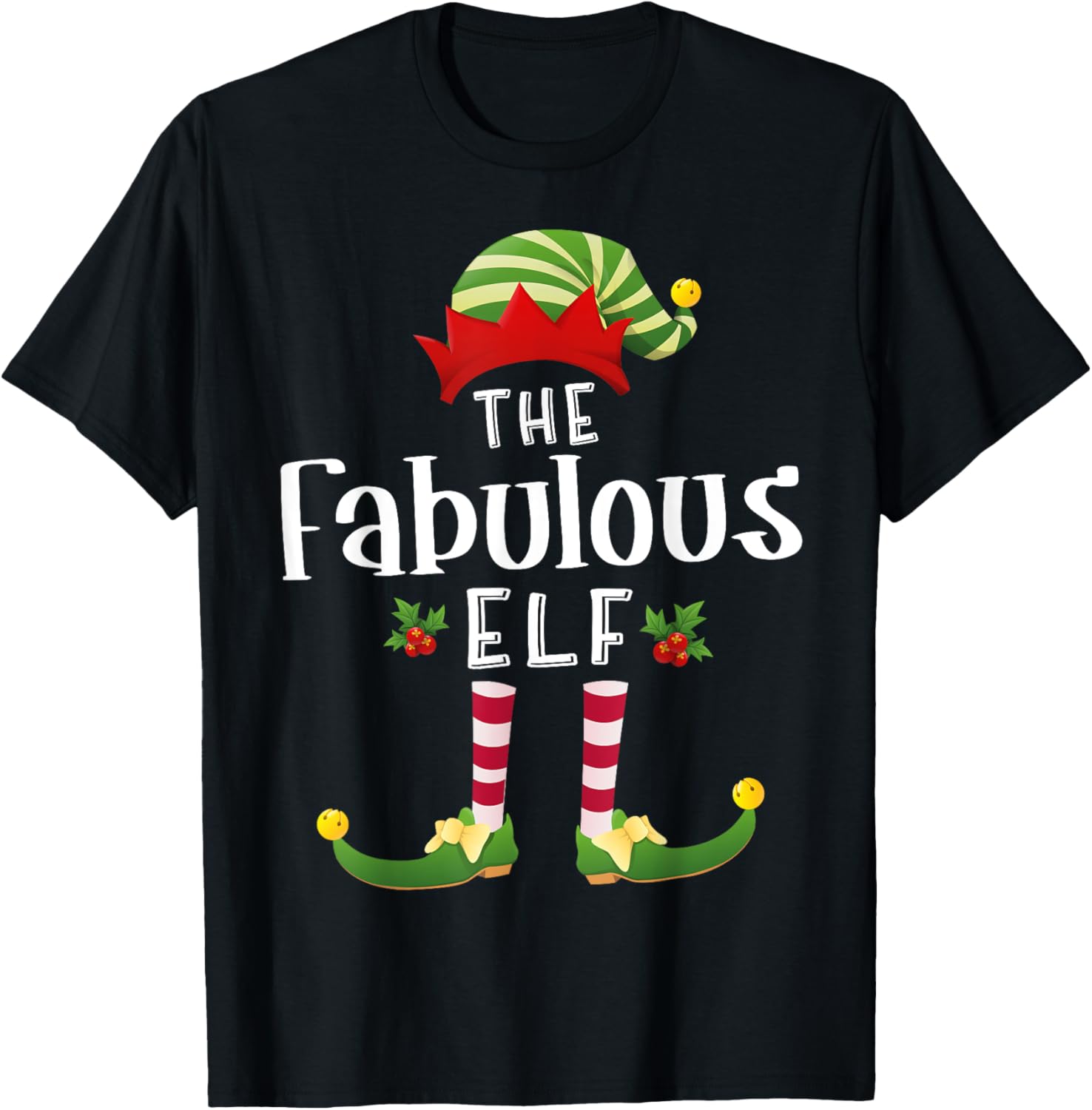 Fabulous Christmas Elf Matching Pajama X-Mas Party
