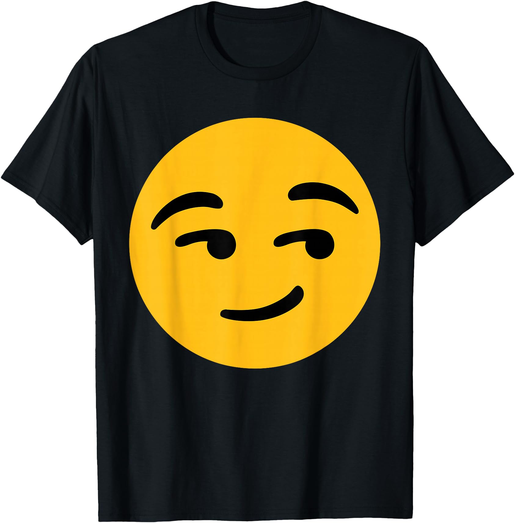 Funny Emoticon Smirking Sarcastic Face of Contempt