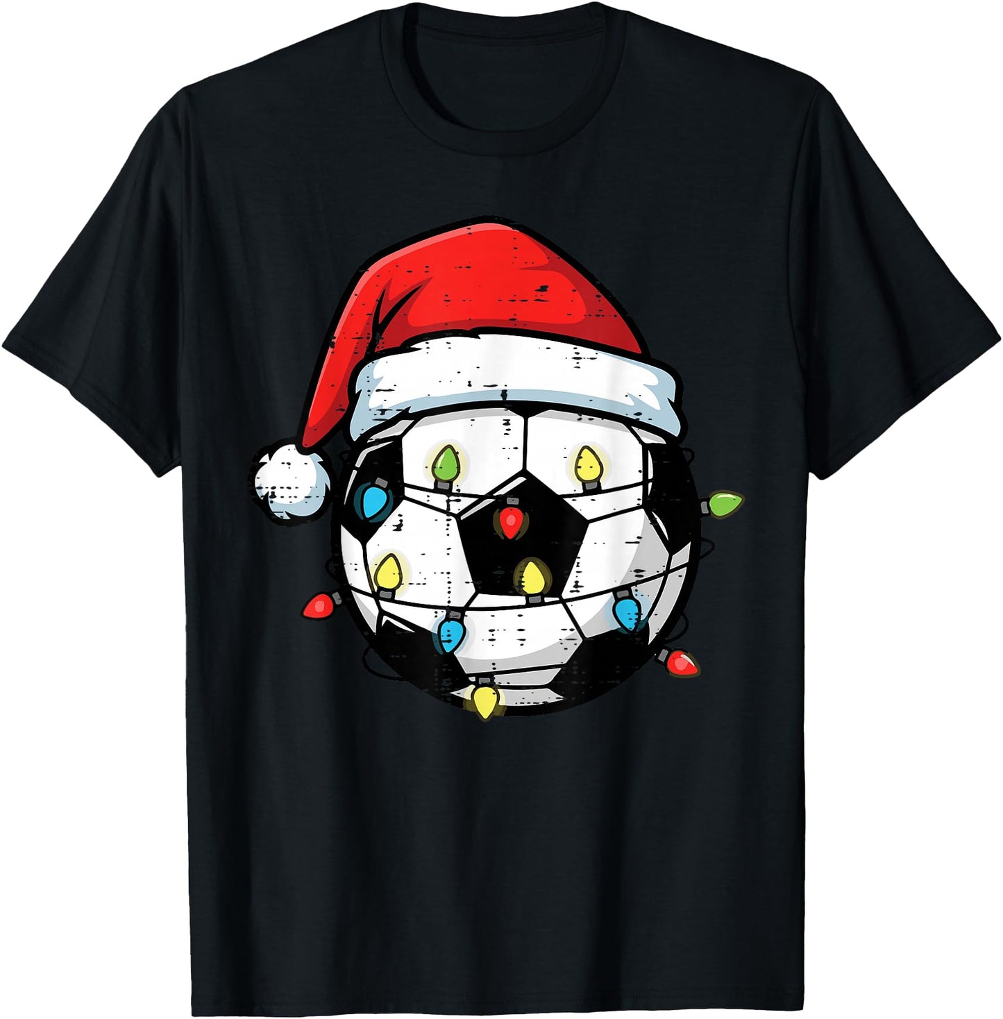 Christmas Soccer Ball Santa Xmas Football Sport Men Boys Kid