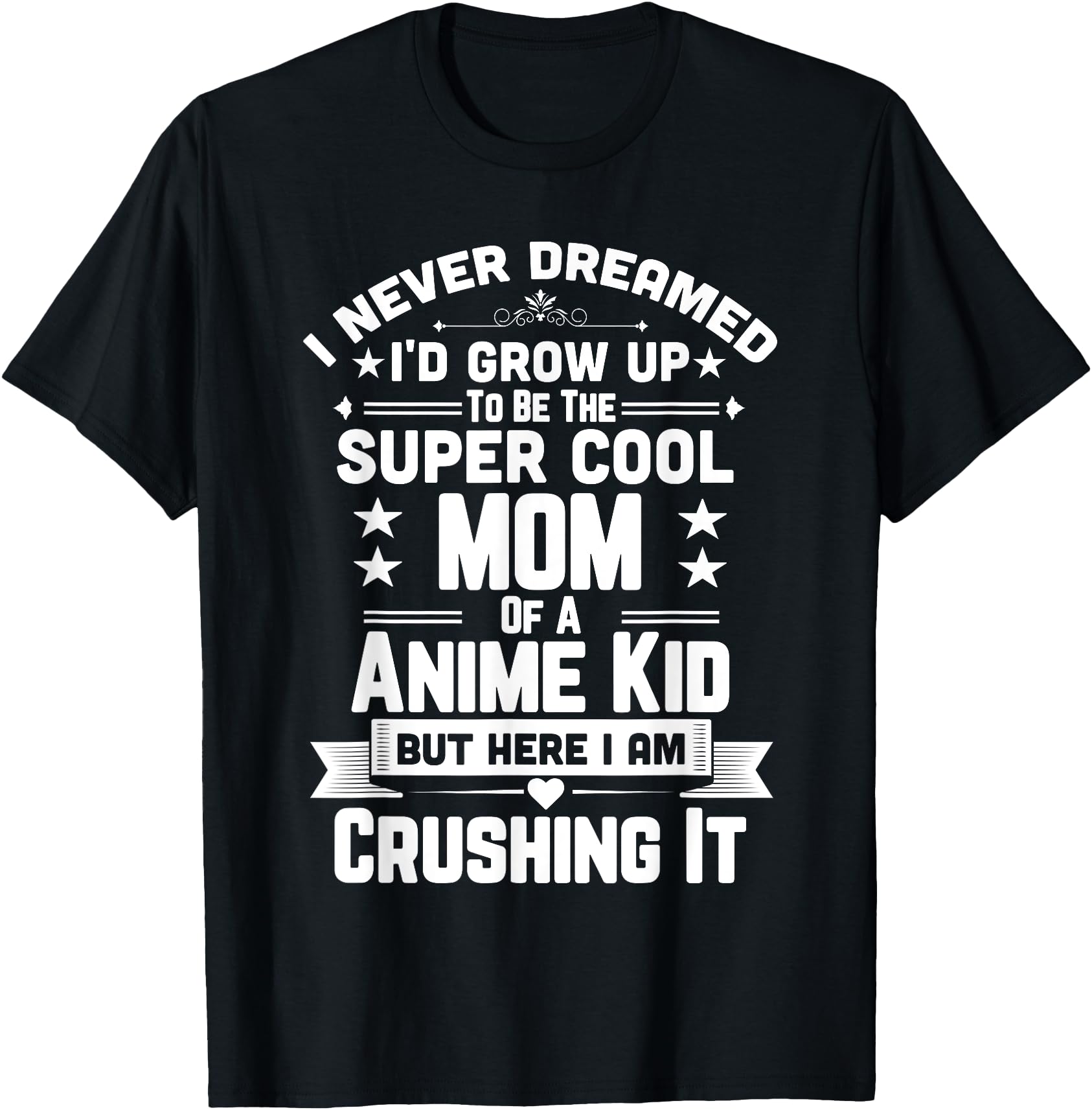 Super Cool Mom Of A Anime Art Design Culture Kid Shirt