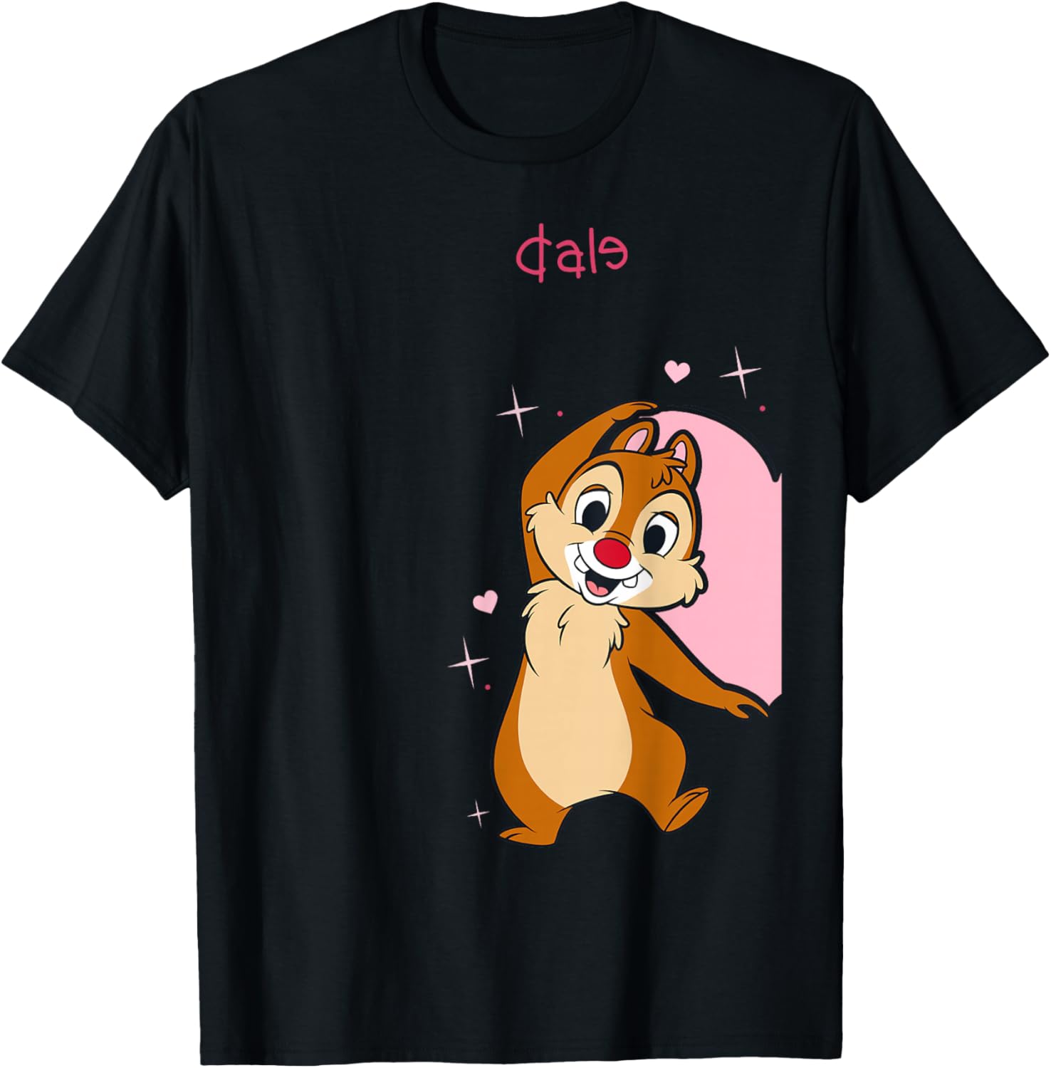 Disney Chip 'n Dale Rescue Rangers Dale Half Big Pink Hearth
