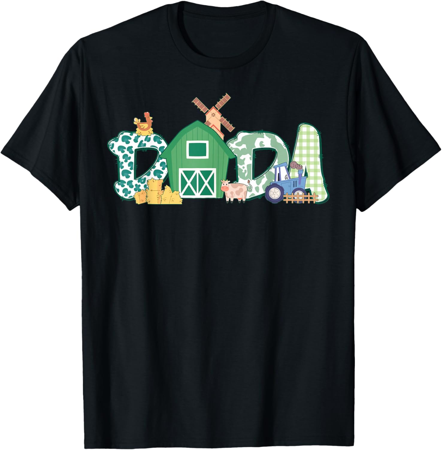 Dada Farm Animal Birthday Family Matching Party Dad Father