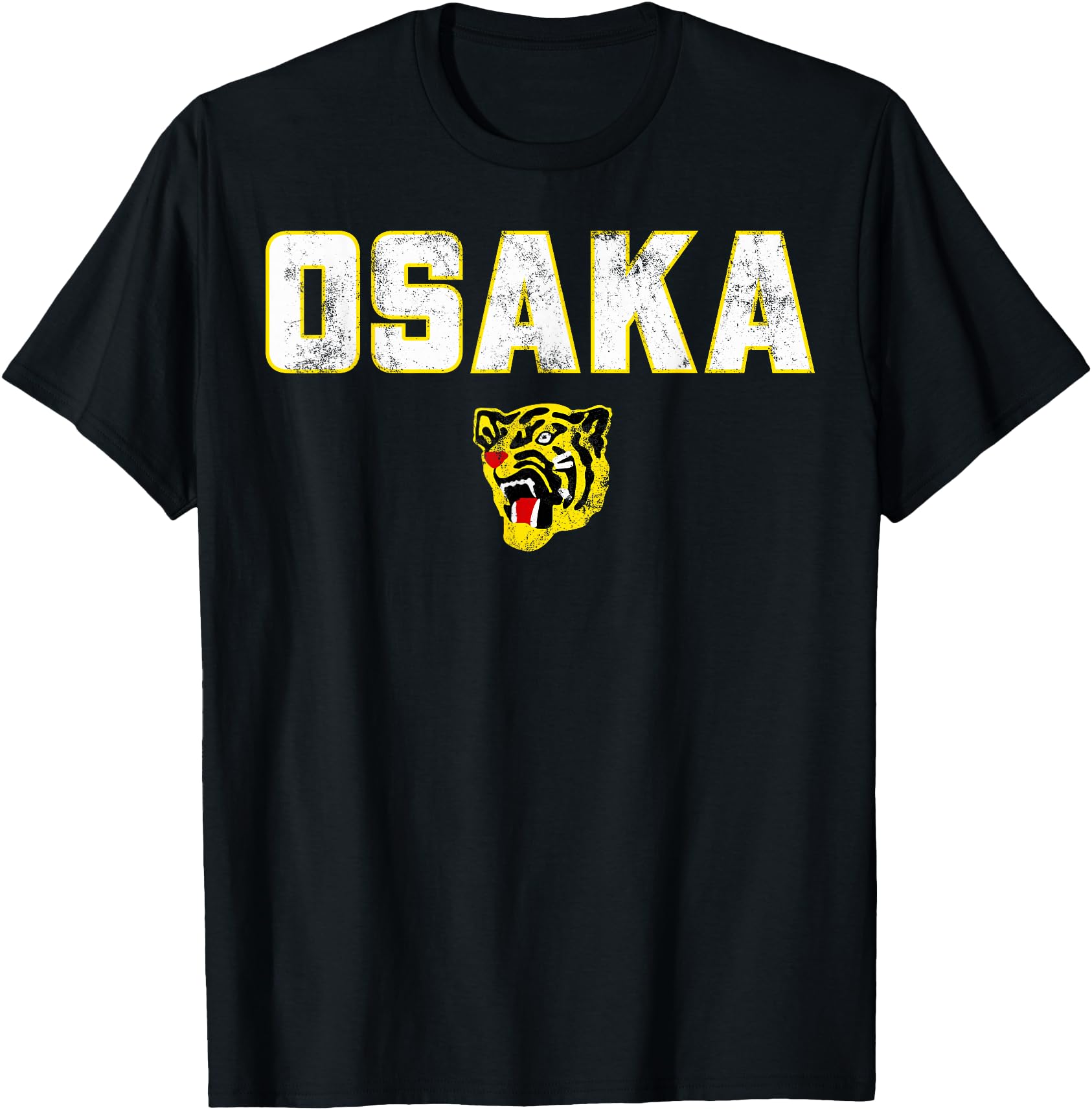 Osaka Tigers Vintage Japanese Baseball (White)